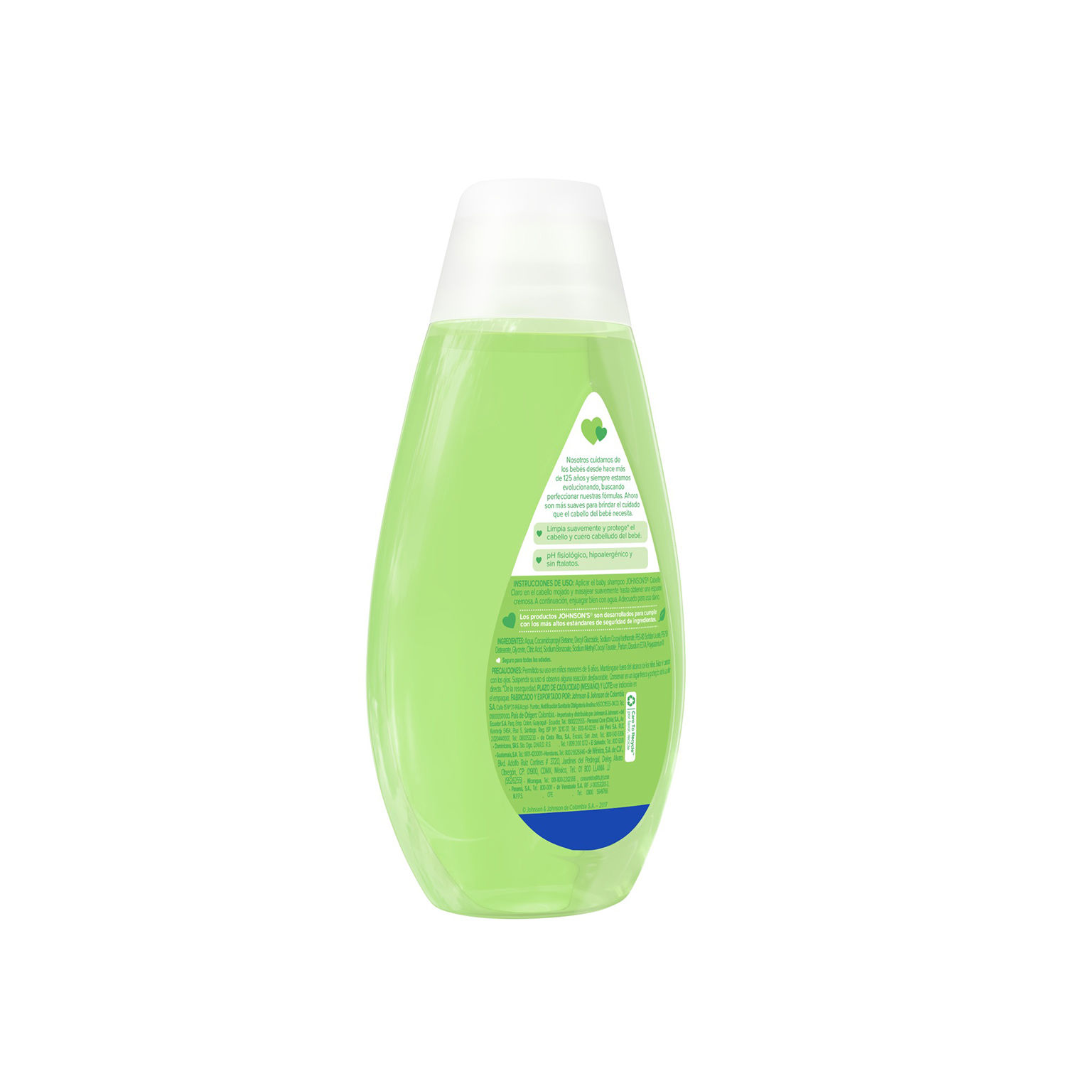 Shampoo Aclarado Manzanilla Johnson & Johnson Envase 400 Ml