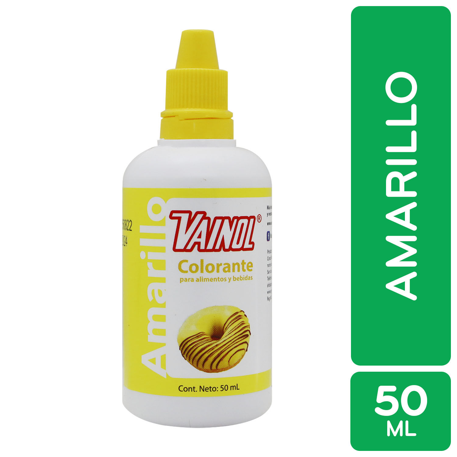 Colorante Amarillo Vainol Envase 50 Ml