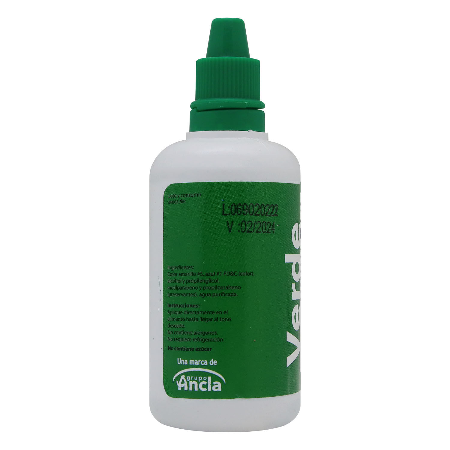 Colorante Verde Vainol Envase 50 Ml