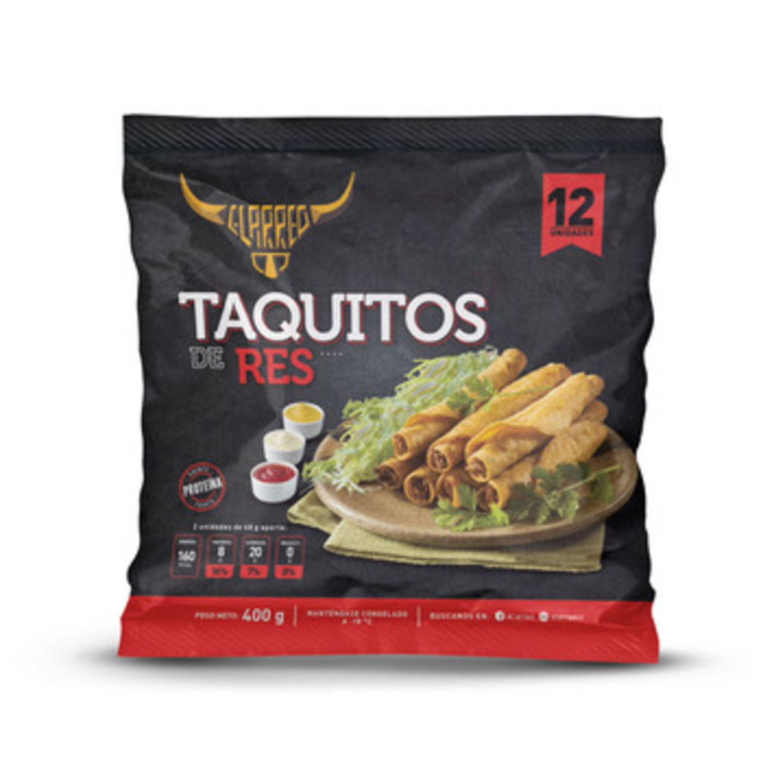 Taco Carne El Arreo Paquete 400 G