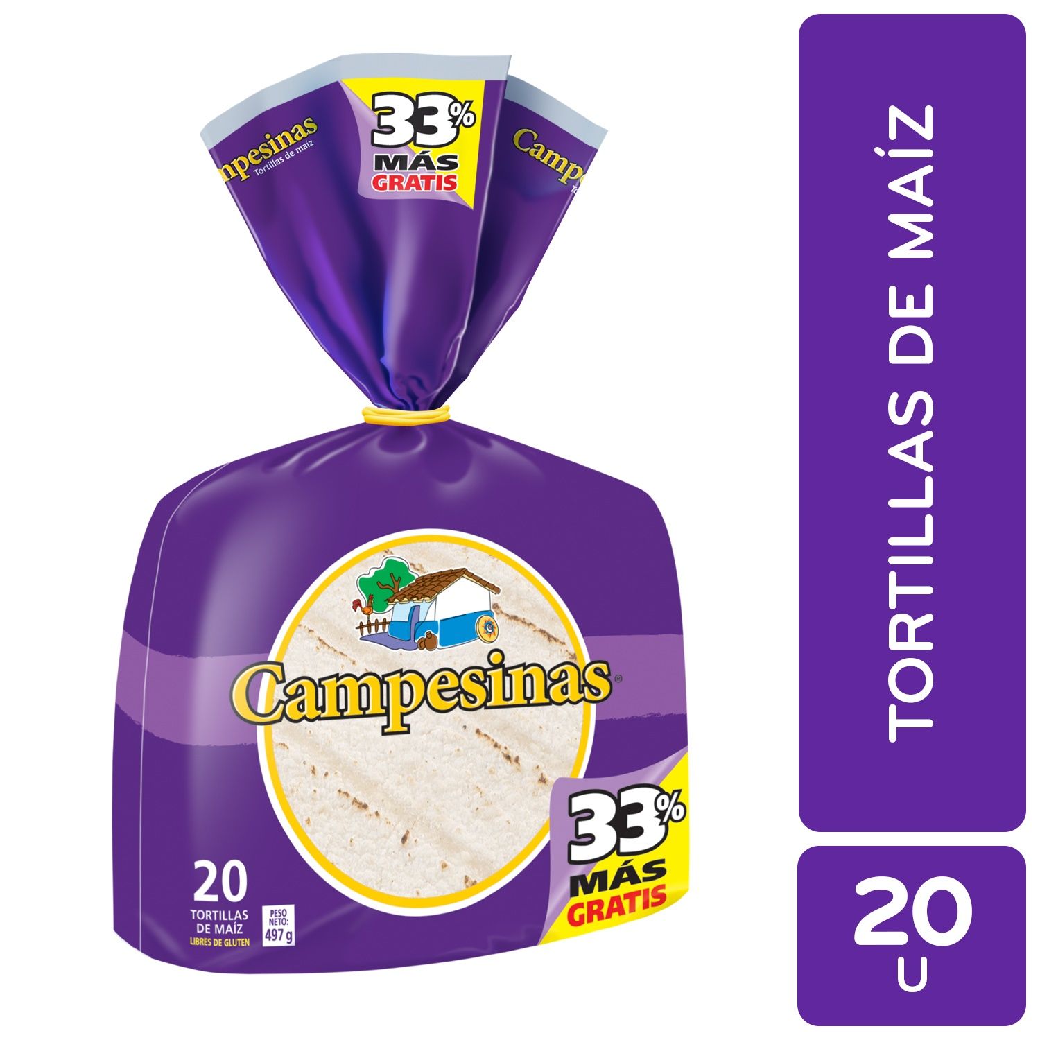 Tortillas Maiz 15u Torti Rica Paquete 373 G