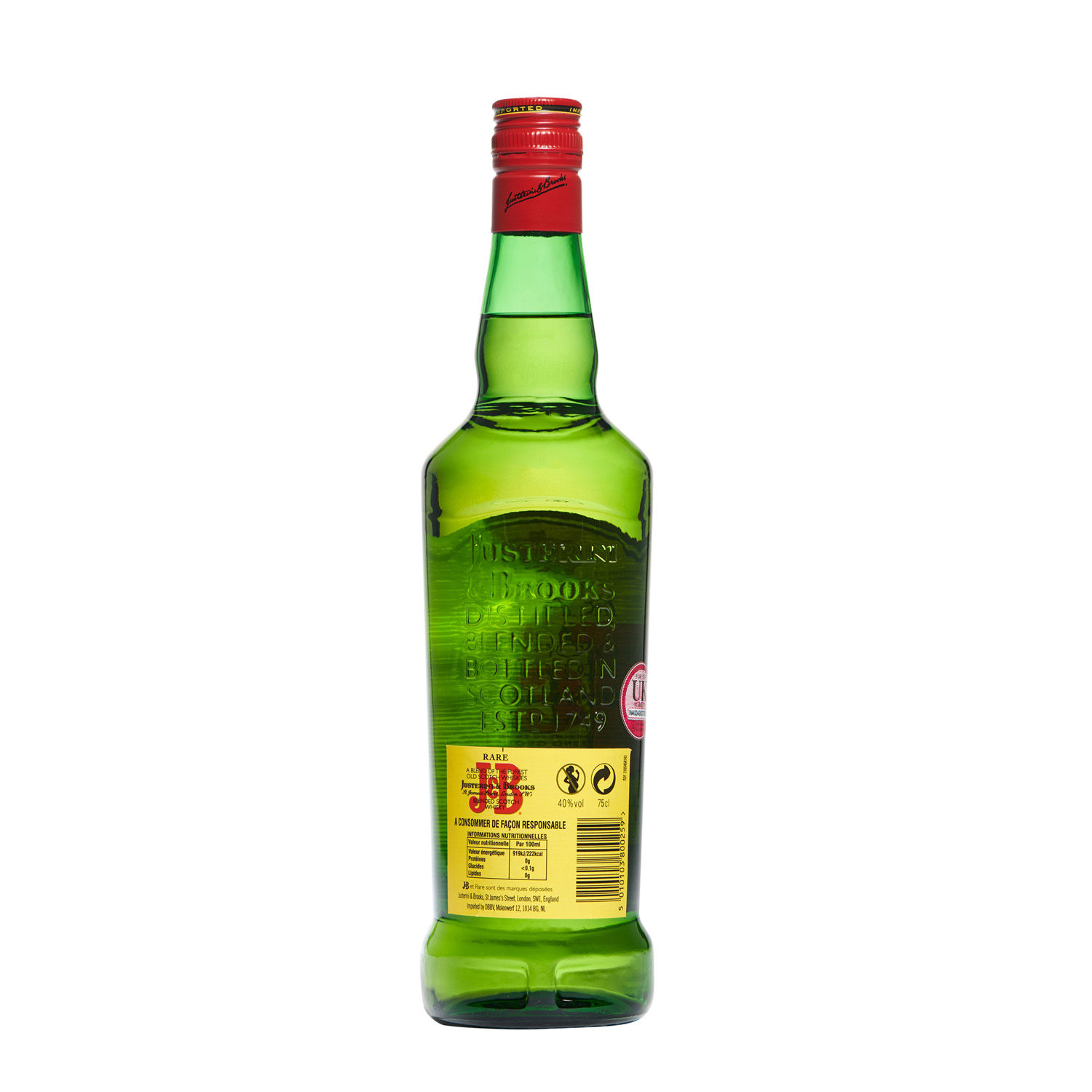 Whisky Escoces J Y B Botella 750 Ml