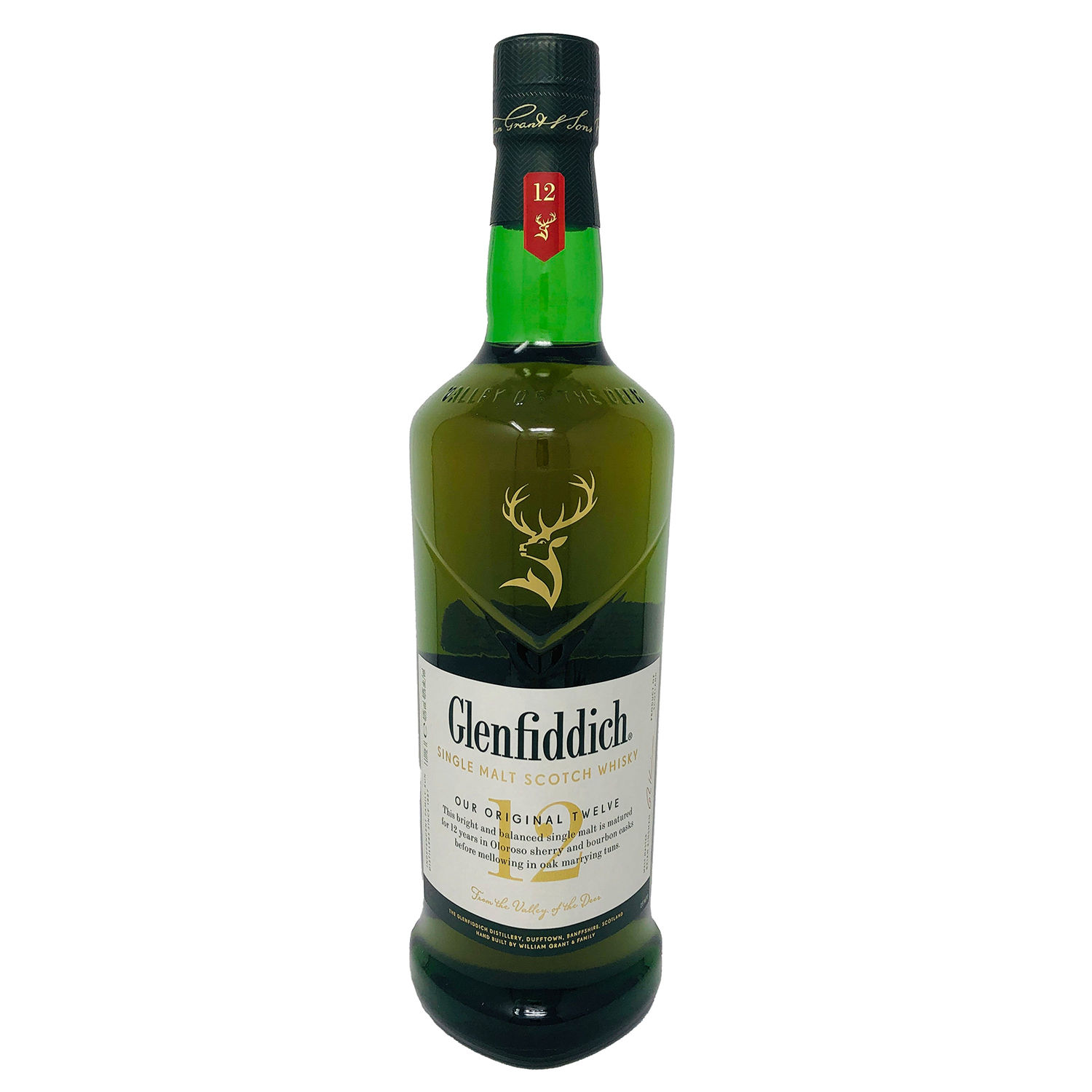 Whisky Escoces 12 Años Glenfiddich Botella 1000 Ml