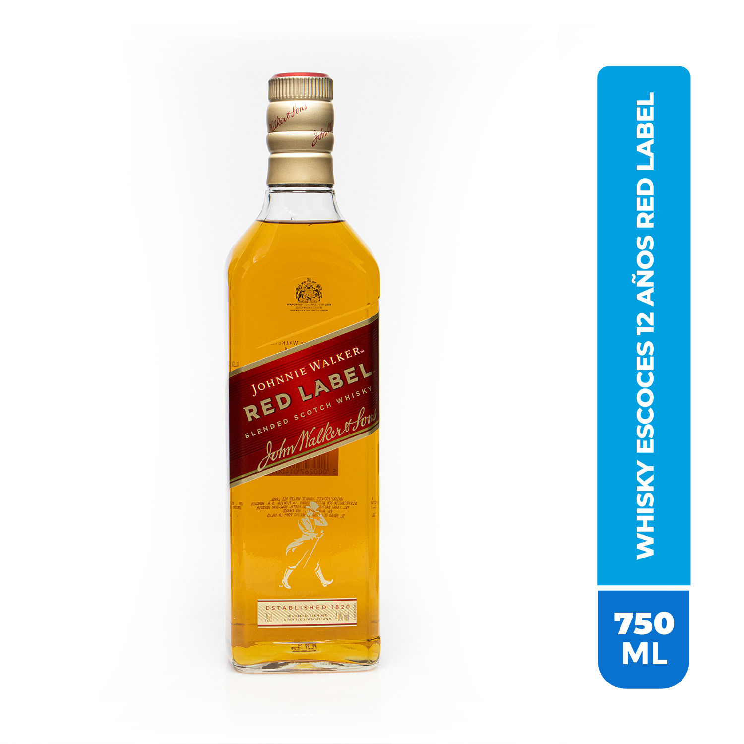 Whisky Escoces 5 Años Johnnie Walker Botella 750 Ml