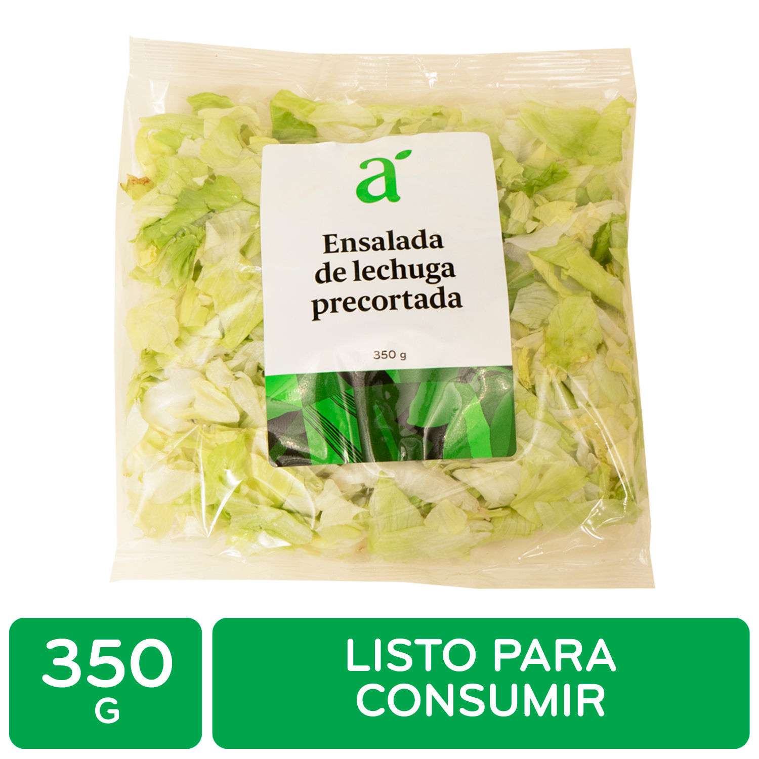 Ensalada Lechuga Precortada Auto Mercado Paquete 350 G