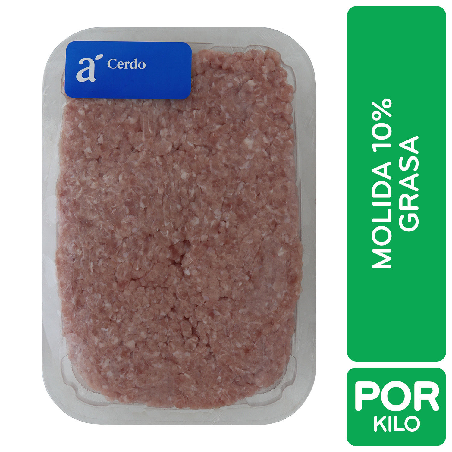 Molida De Cerdo 90% Carne Magra 10% Grasa Auto Mercado Kilogramo