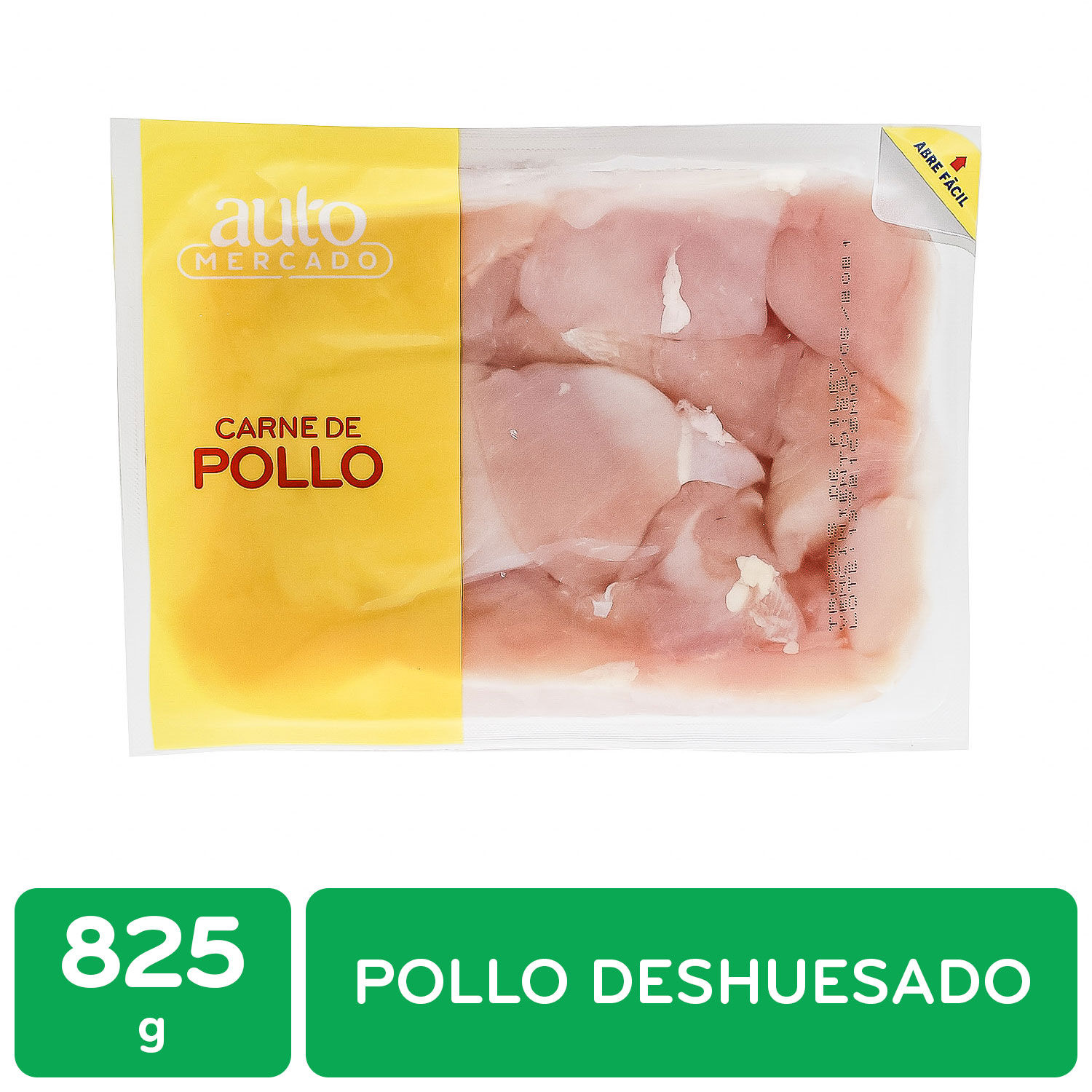 Trocitos De Filet De Pollo Deshuesaados Sin Piel Auto Mercado Kilogramo