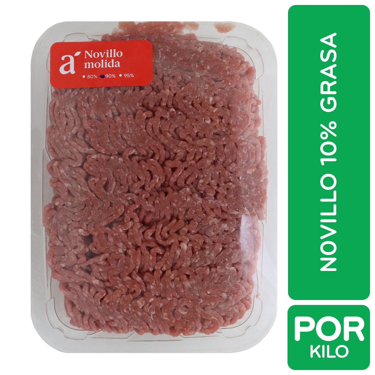 Molida De Res 90% Carne Magra 10% Grasa Auto Mercado Kilogramo