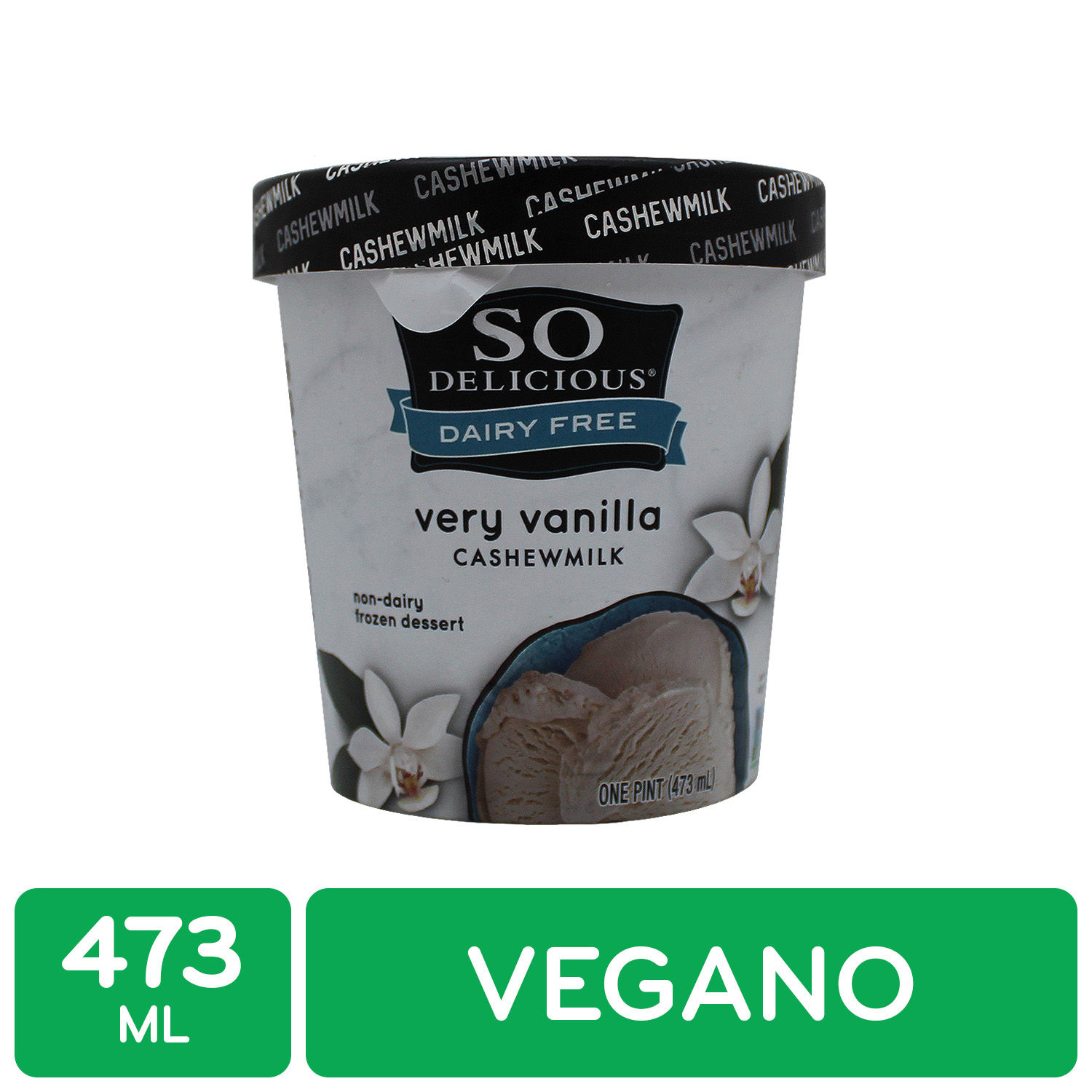 Helado Vegano Vainilla So Delicious So Delicious Envase 473 Ml