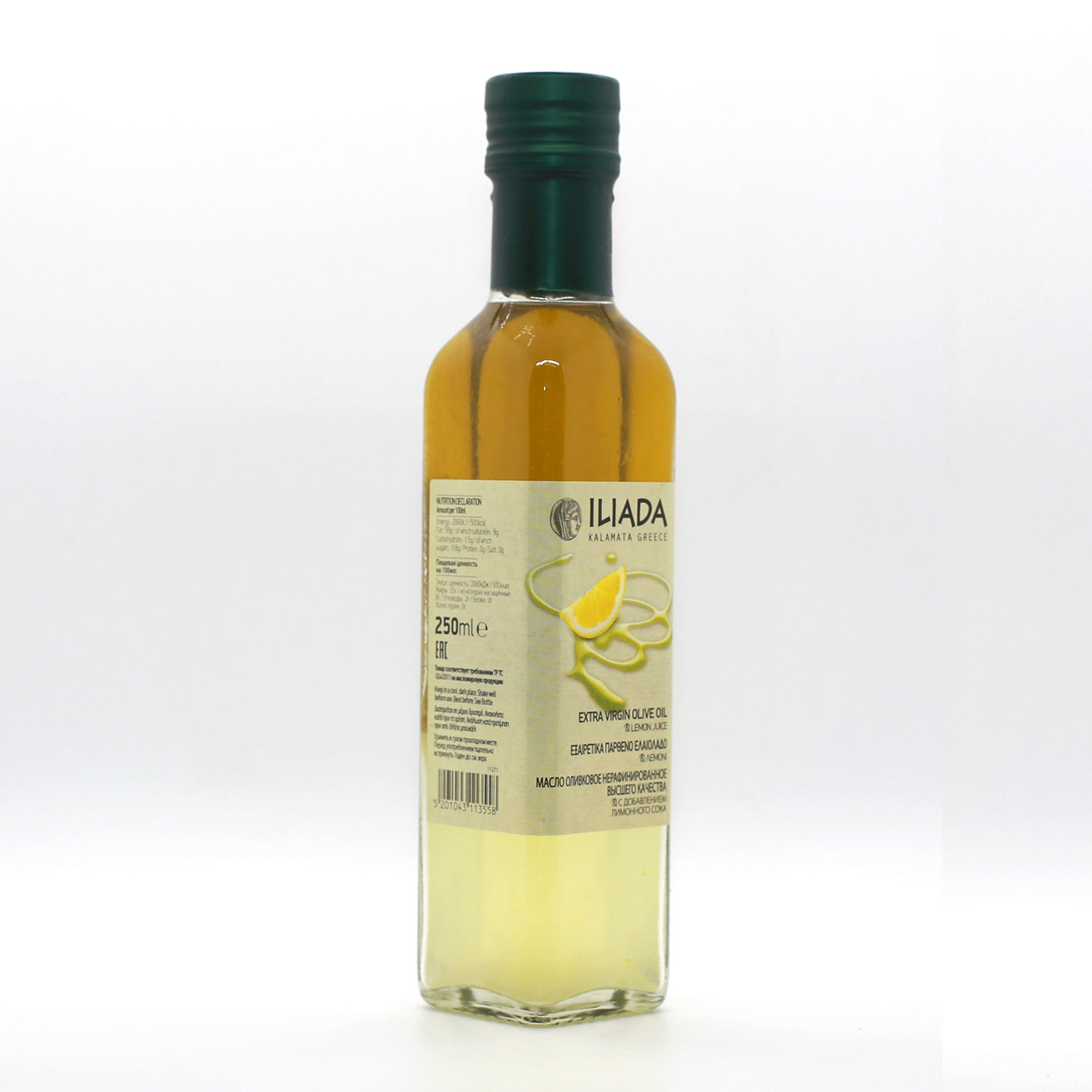 Aceite Oliva Extra Virgen Jugo Limon Iliada