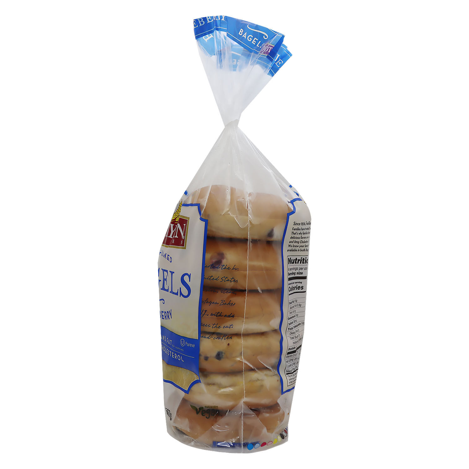 Pan Refrigerado Bagel Arandano Vegano Toufayan Paquete 567 G