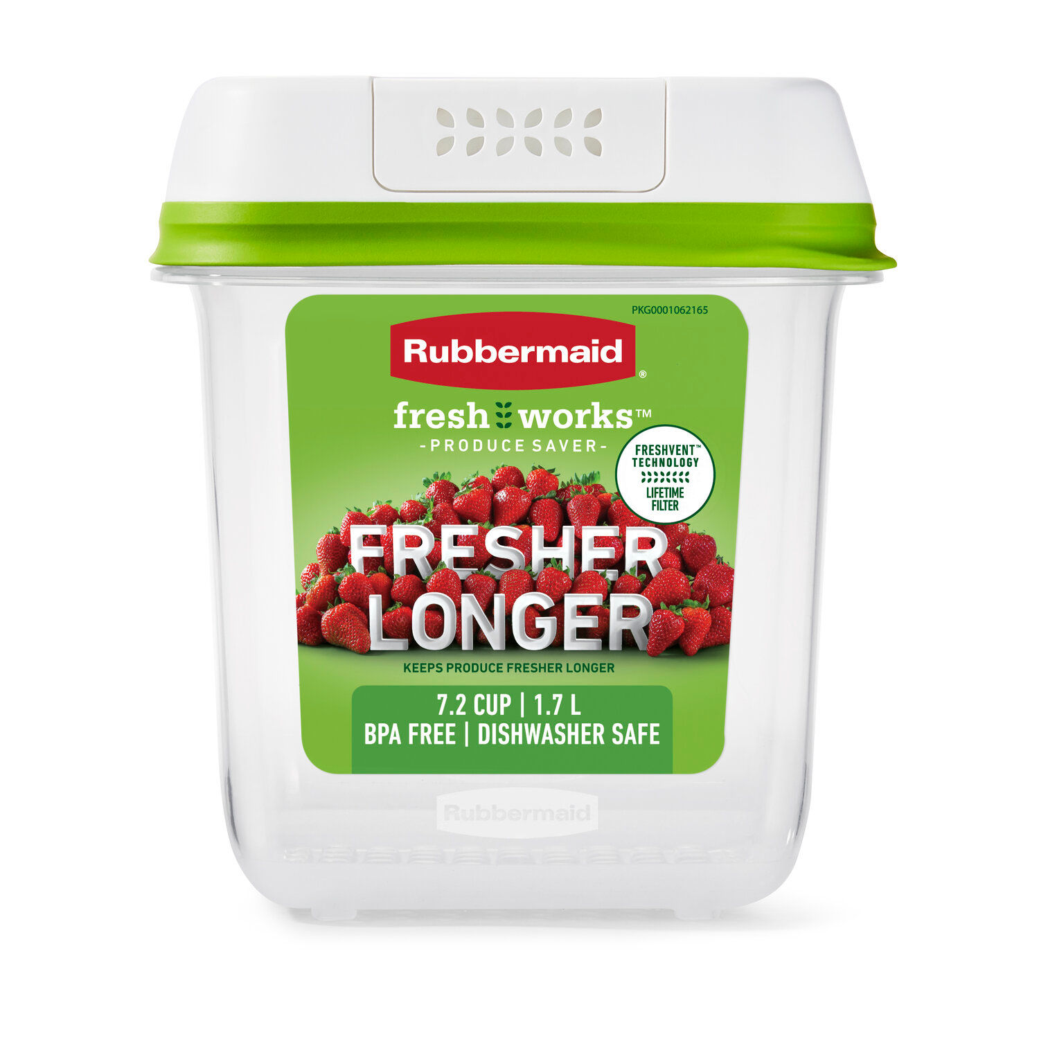 Cocina Recipiente Freshworks Verduras Med 1.7l Rubbermaid Unidad