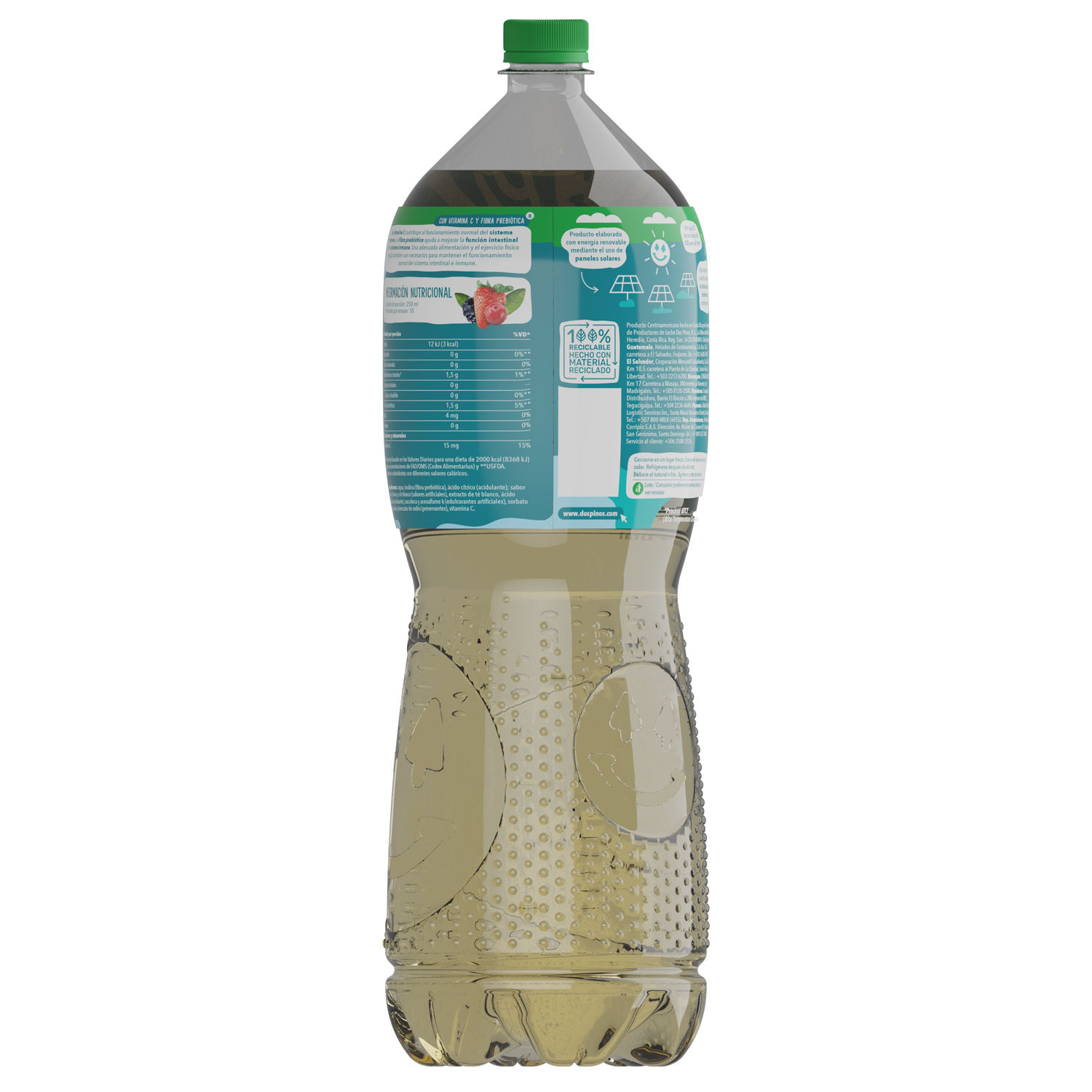 Bebida Te Líquido Blanco Cero Dos Pinos Botella 2500 Ml
