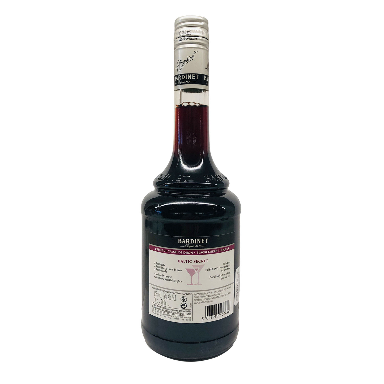Licor Casis Bardinet Botella 700 Ml
