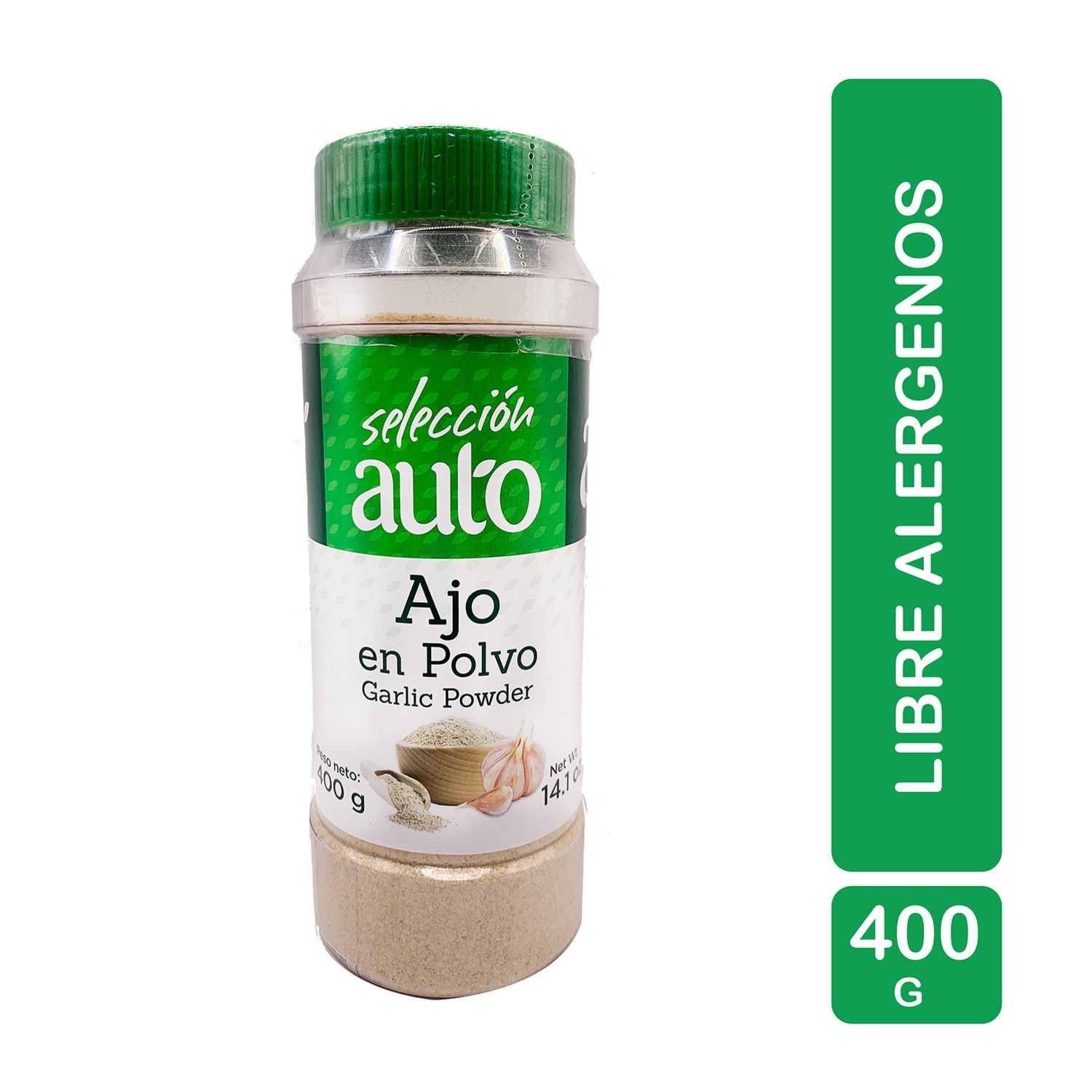 Ajo Polvo Selección Auto Envase 400 G