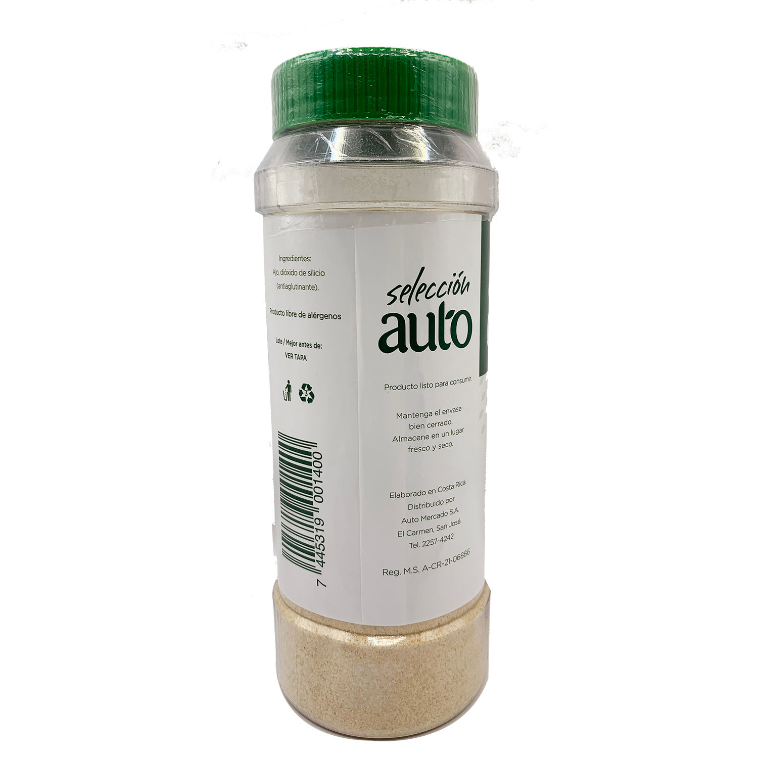 Ajo Polvo Selección Auto Envase 400 G