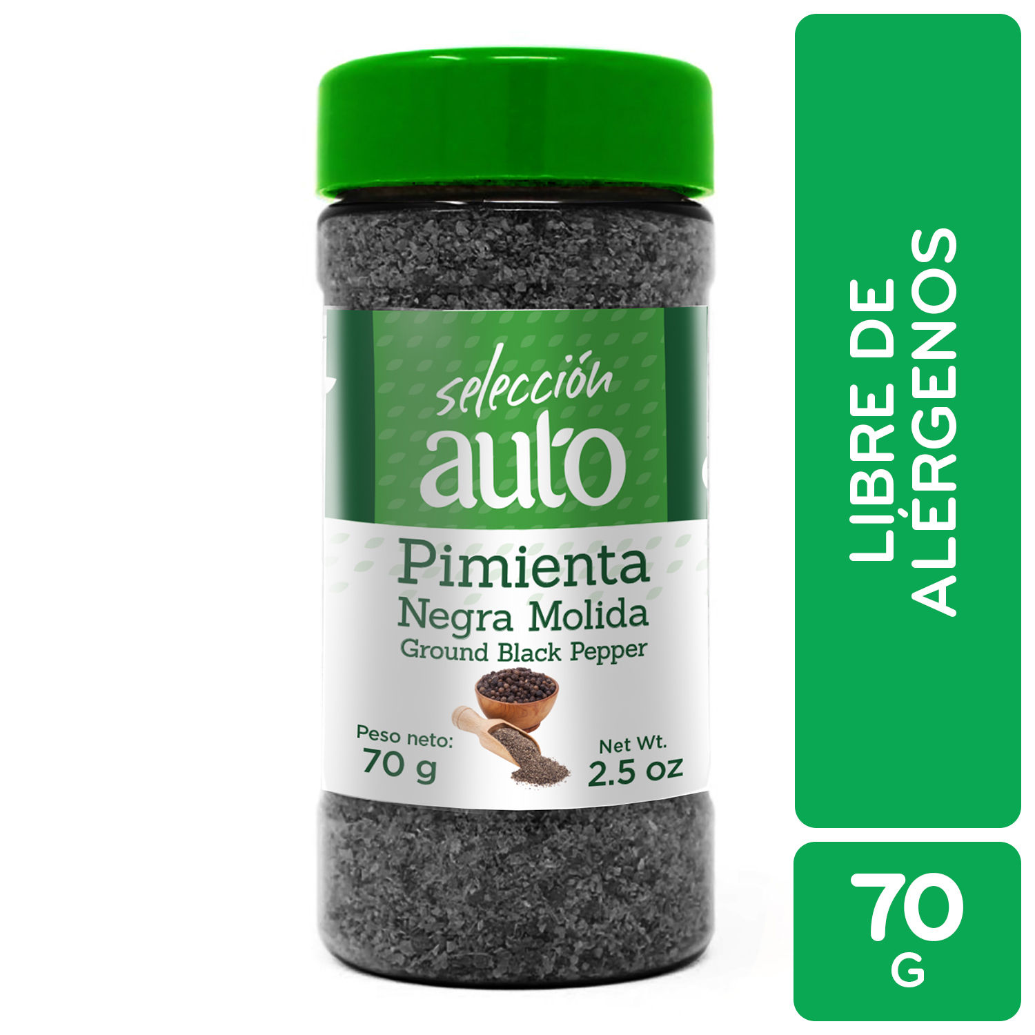 Pimienta Negra Molida Selección Auto Envase 70 G