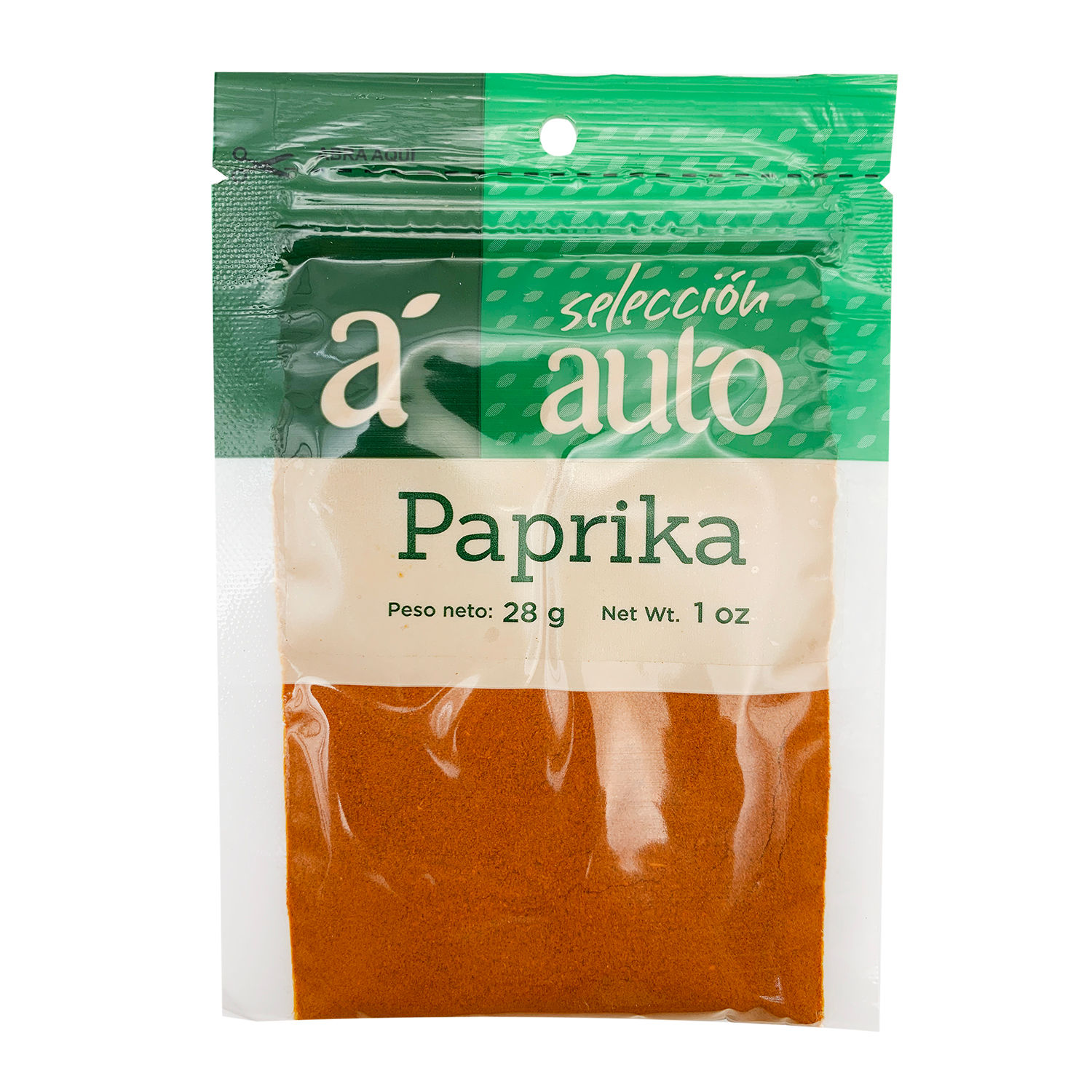 Paprika Selección Auto Paquete 28 G