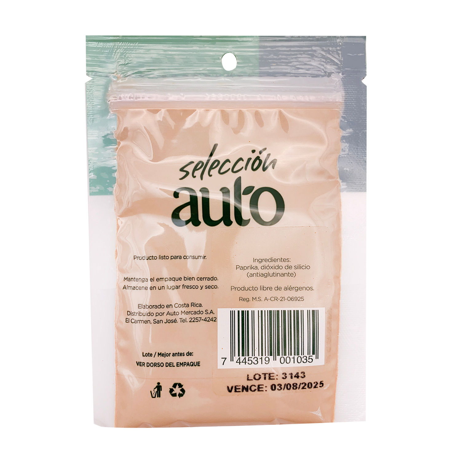 Paprika Selección Auto Paquete 28 G