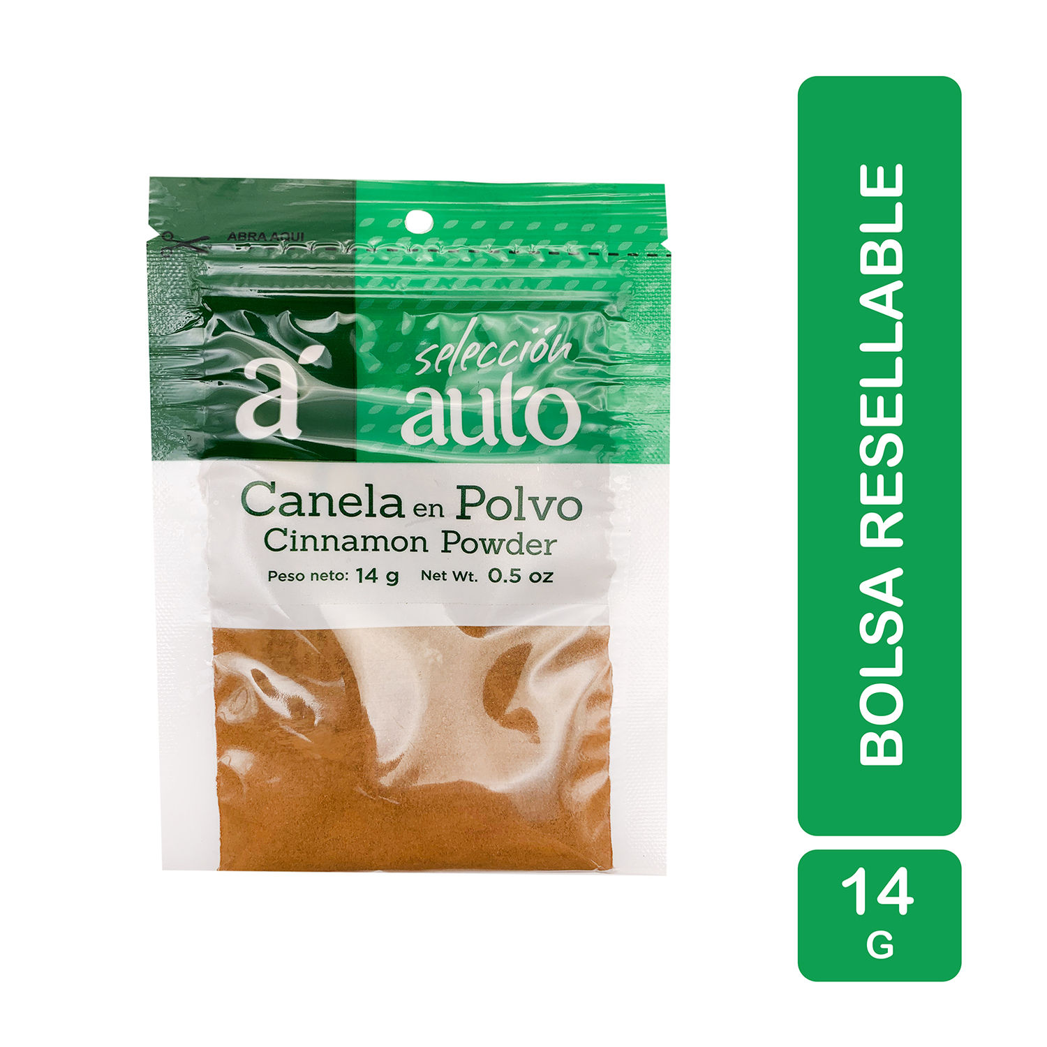 Canela Polvo Selección Auto Paquete 14 G