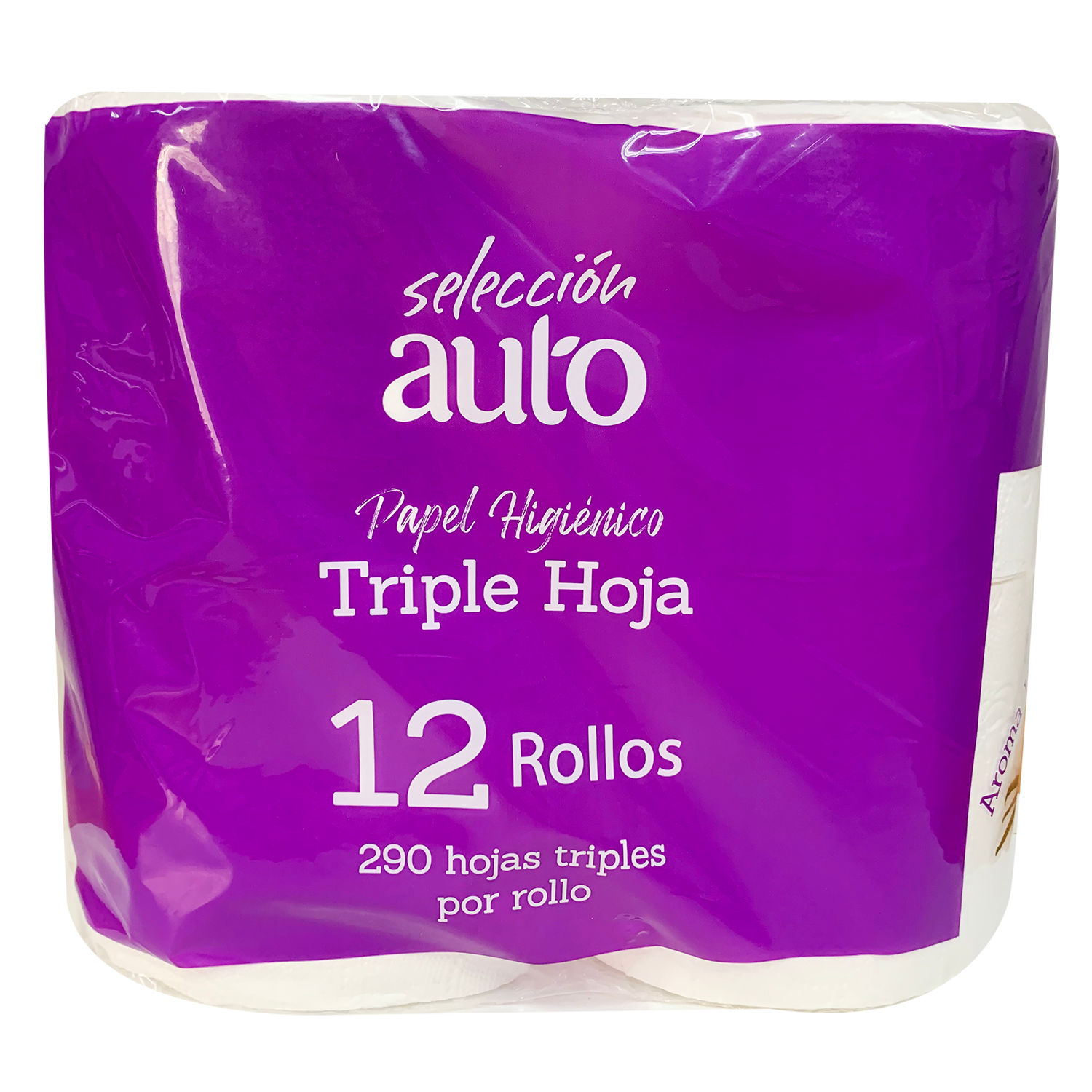 Papel Higienico Triple Hoja Vainilla Y Almendra 12u Selección Auto Paquete 1380 G