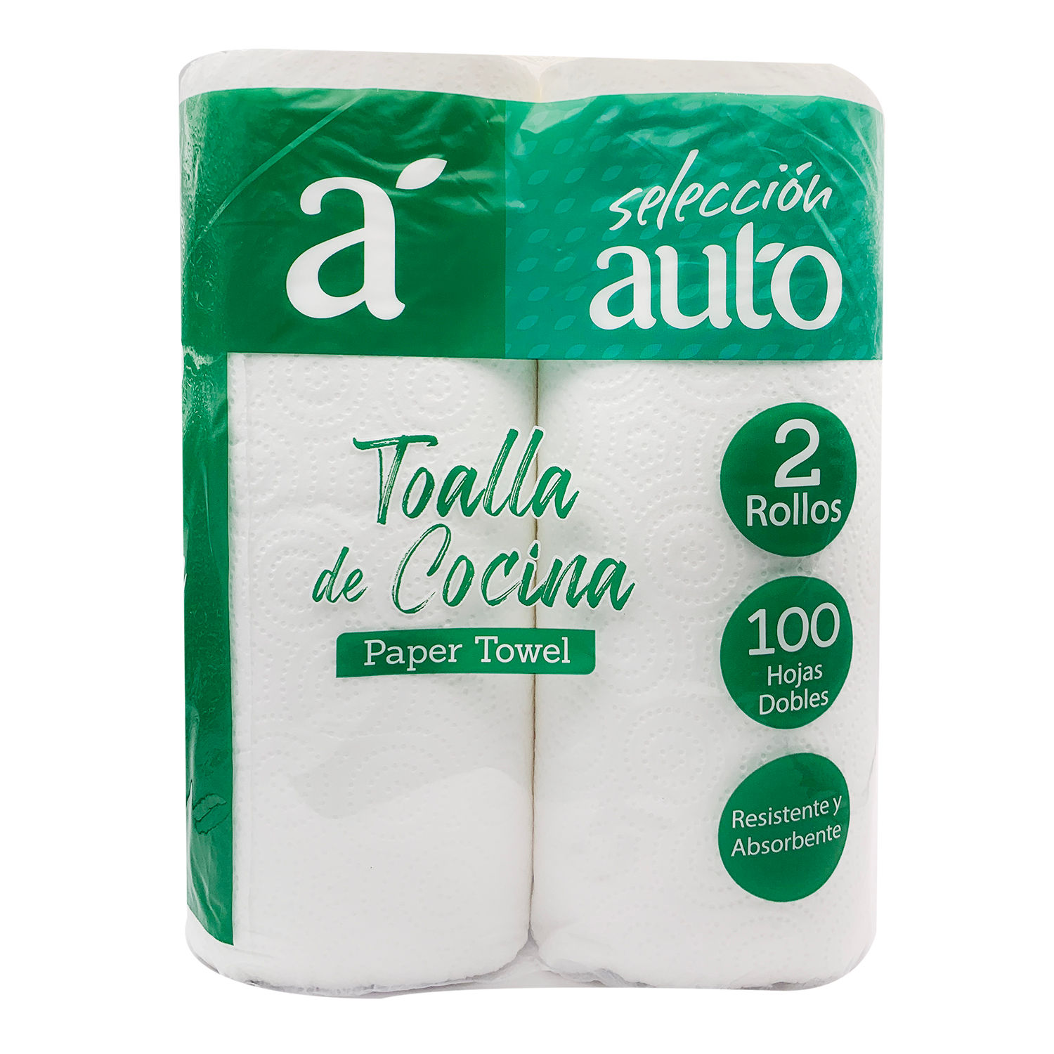 Toalla De Cocina Sencilla 2u Seleccion Auto Paquete 458 G