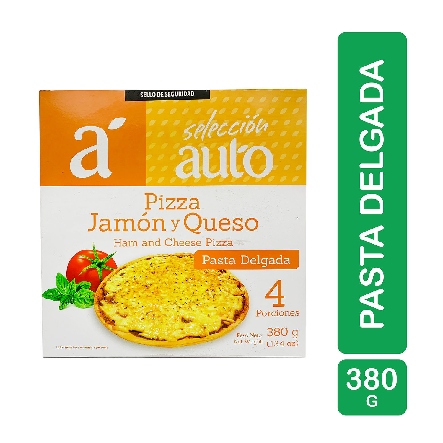 Pizza Jamon Y Queso Selección Auto Caja 380 G