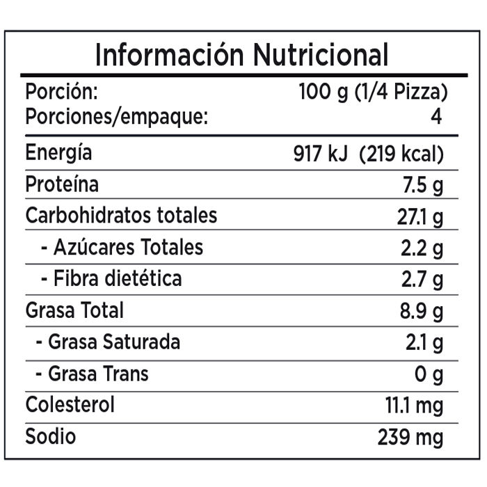 Pizza Primavera Selección Auto Caja 400 G