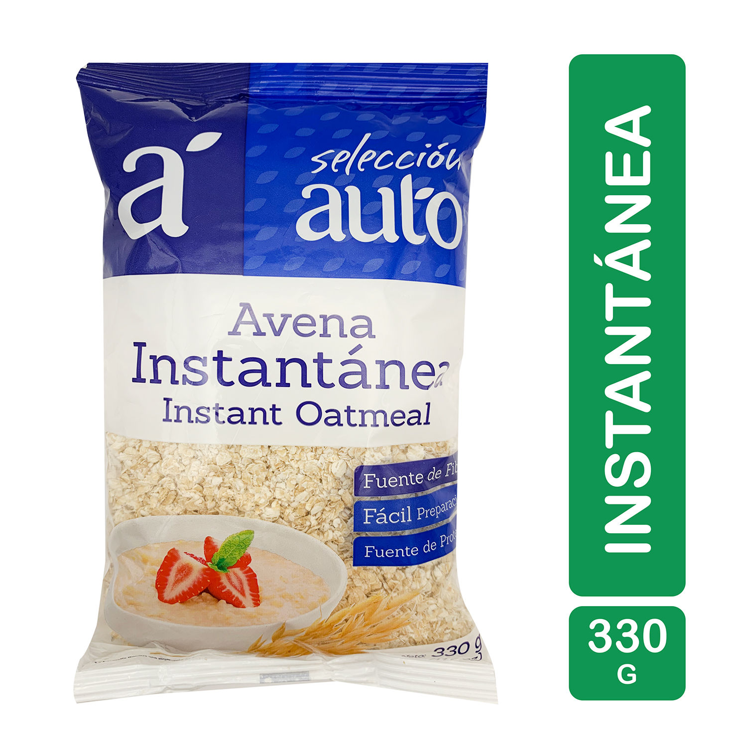 Avena Hojuela Instantanea Selección Auto Paquete 330 G