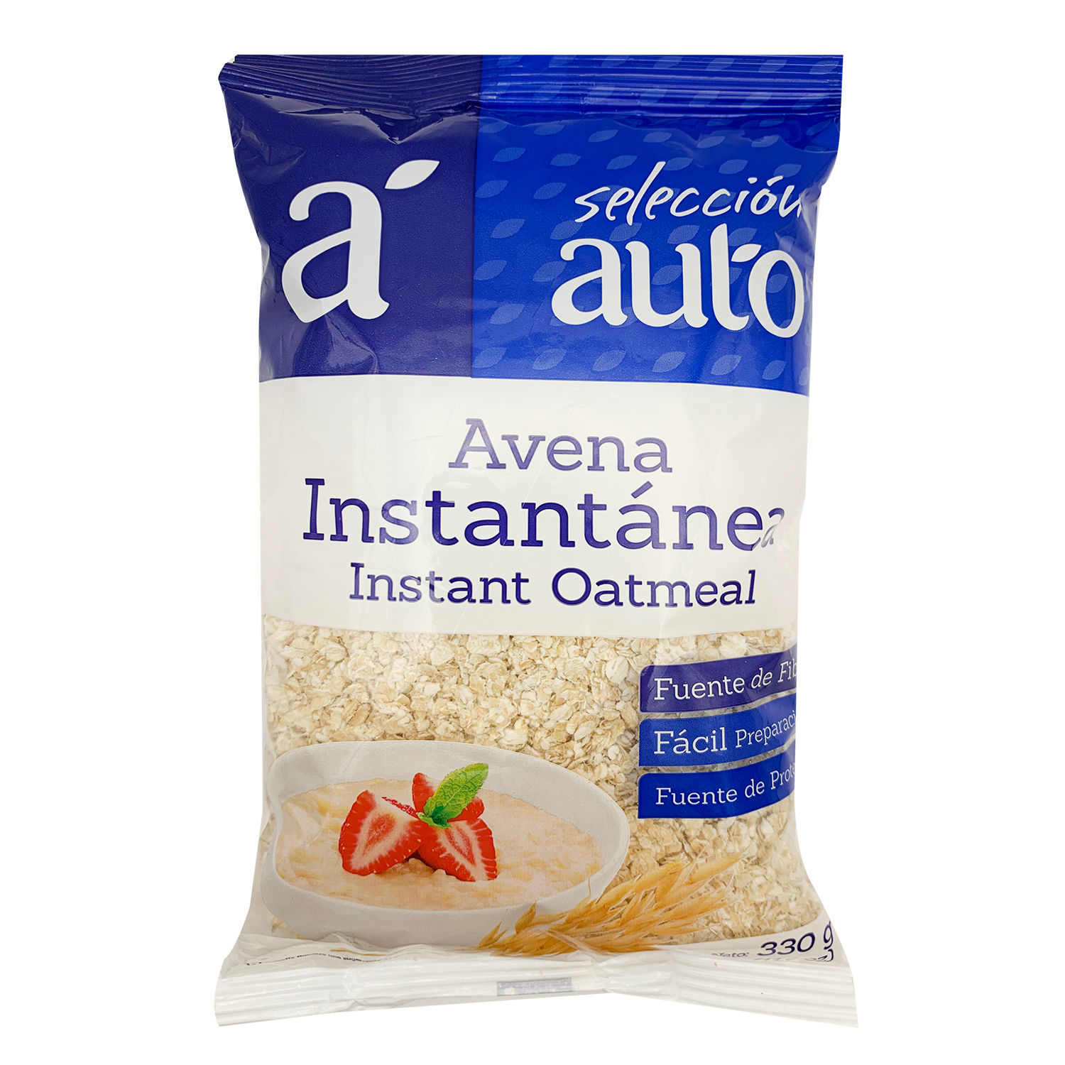 Avena Hojuela Instantanea Selección Auto Paquete 330 G