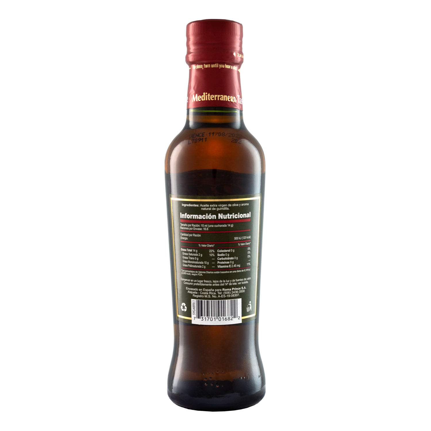 Aceite Oliva Extra Virgen Guindilla Roma