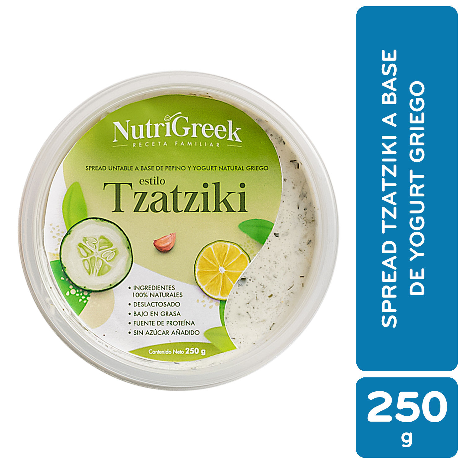 Dip Tzatziki Nutrigreek Envase 250 G