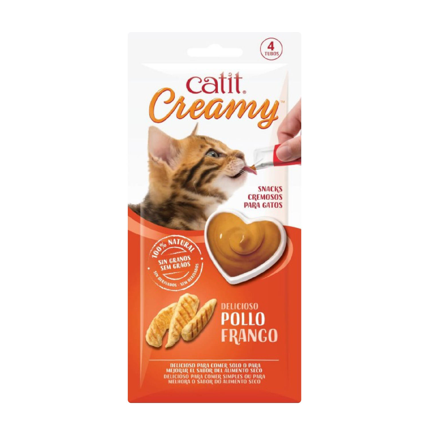 Alimento Gato Humedo Pollo Cremoso Cat It