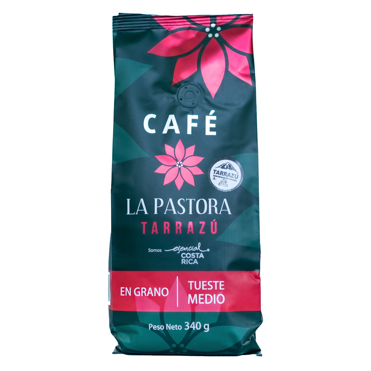 Granos de café tostado medio – Café de origen único en grano entero de  Costa Rica Tarrazu – Granos de café enteros gourmet de ácido medio 100%  arábica