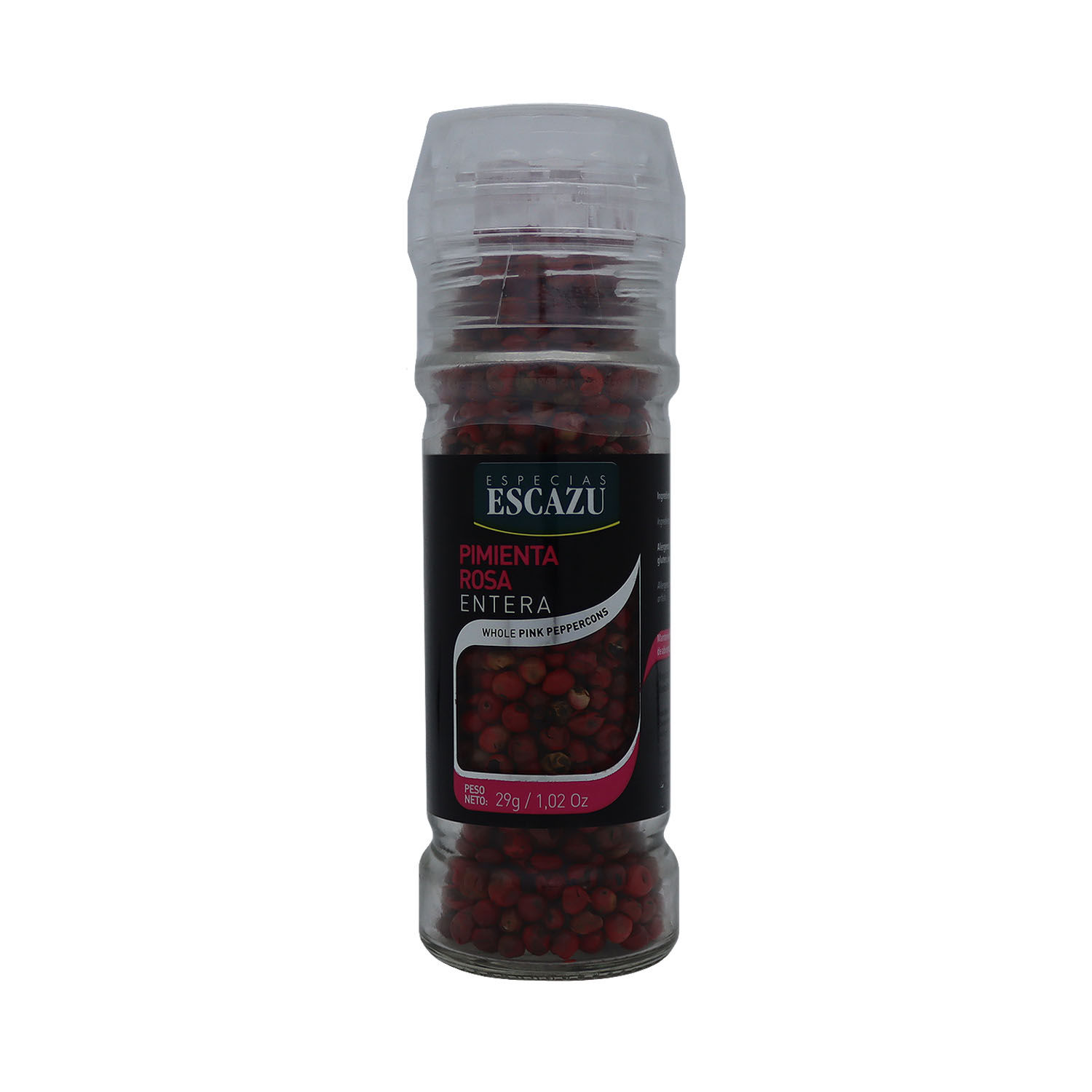 Pimienta Entera Rosa Escazu Frasco 29 G