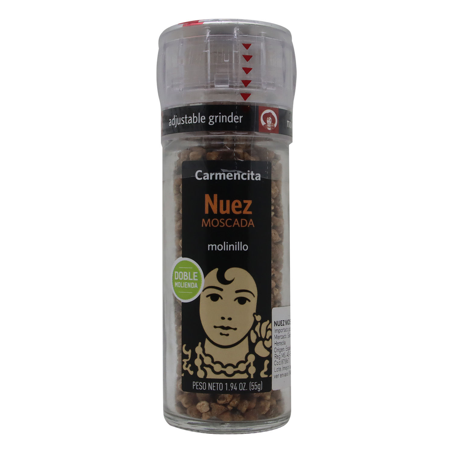 Nuez Moscada Molinillo Carmencita 55 G