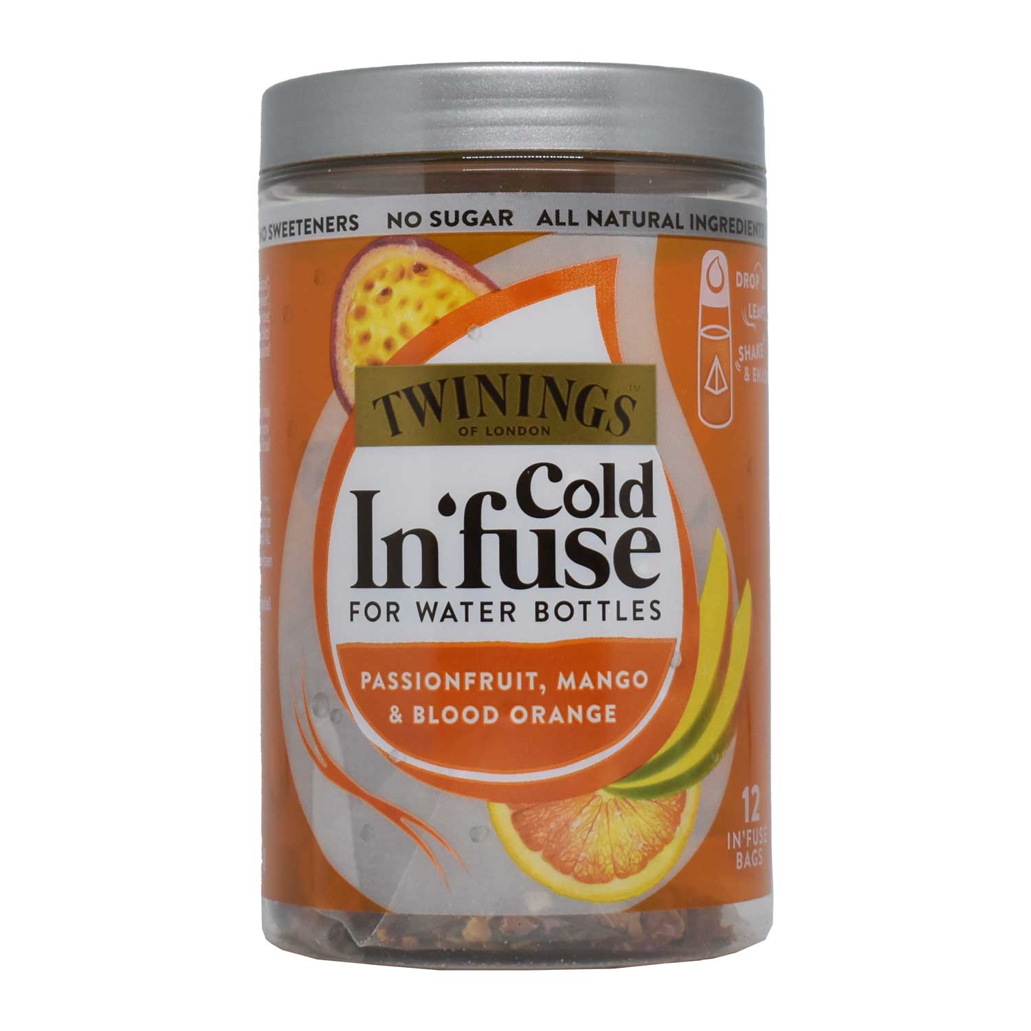 Te Infusion Fria Maracuya Mango Naranja Twining Envase 30 G
