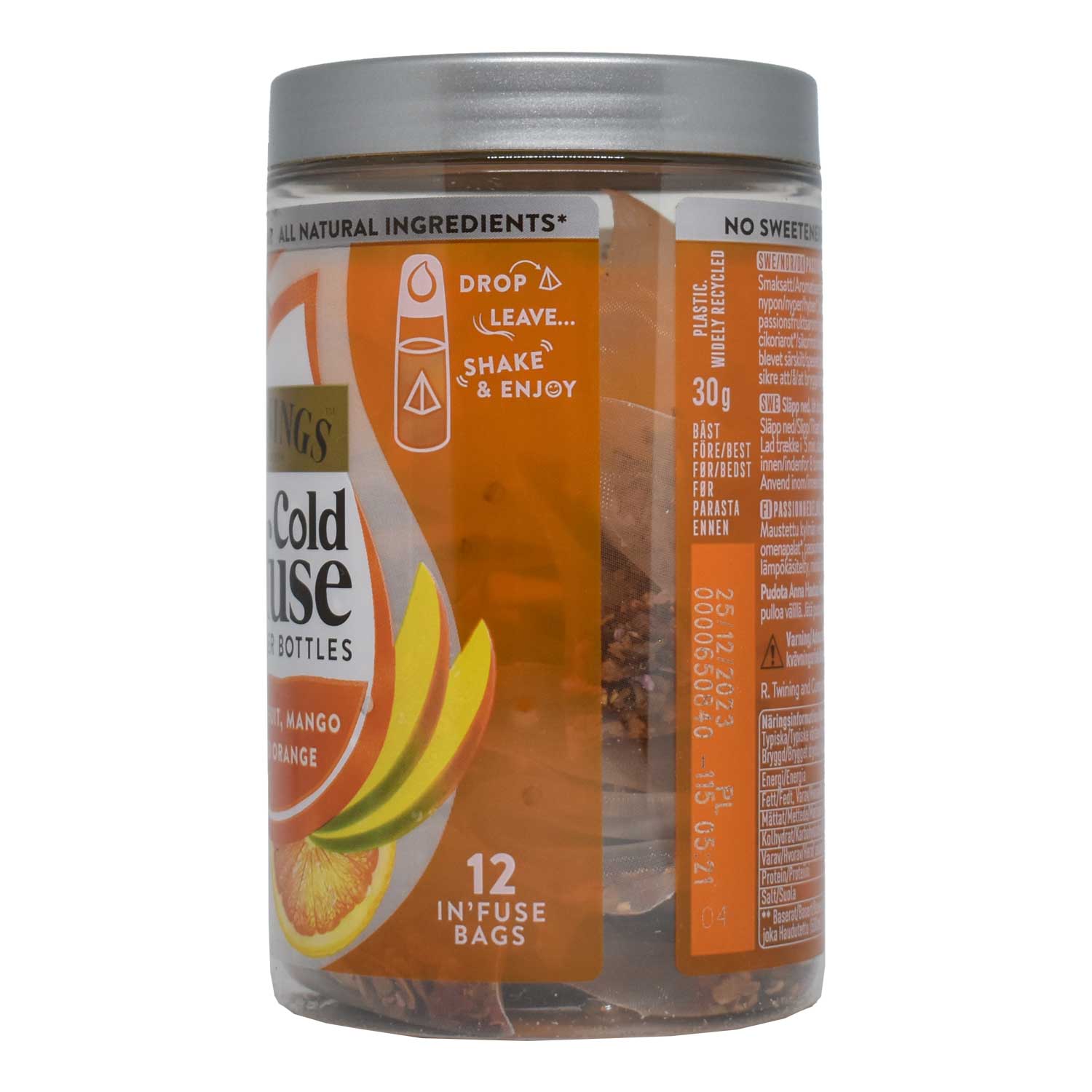 Te Infusion Fria Maracuya Mango Naranja Twining Envase 30 G
