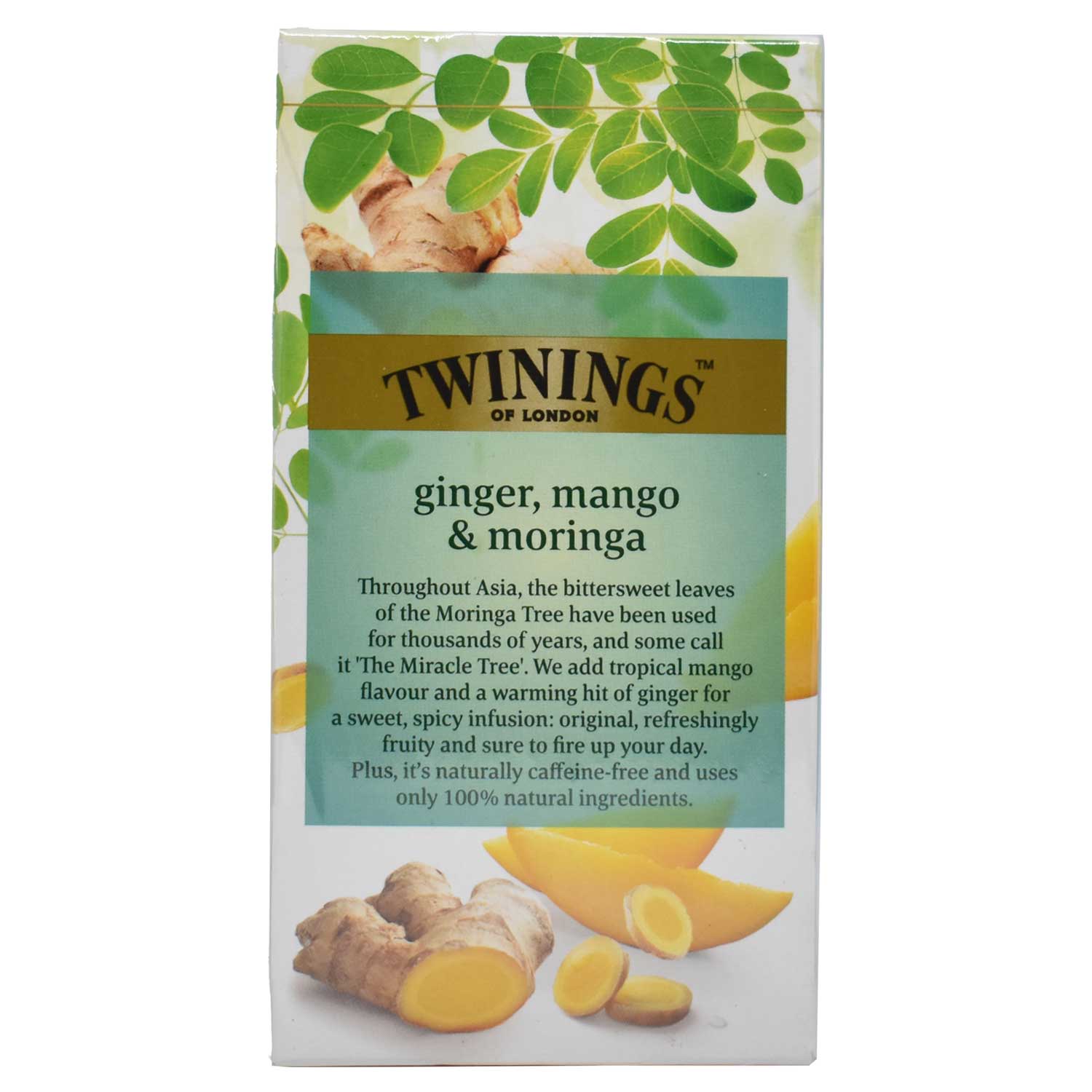 Te Jengibre Mango Moringa Twining Caja 40 G
