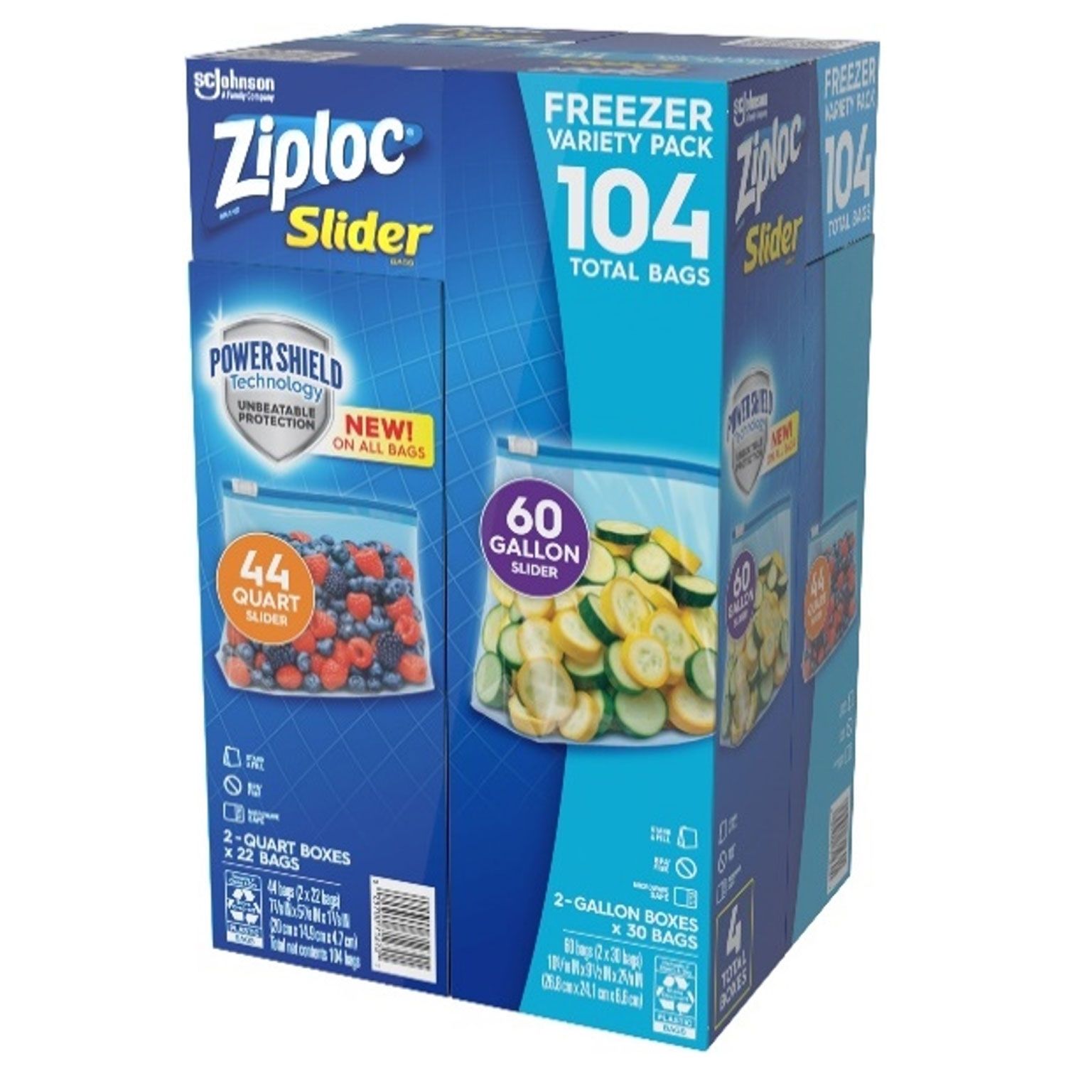 Ziploc®, Congelar-Mediana