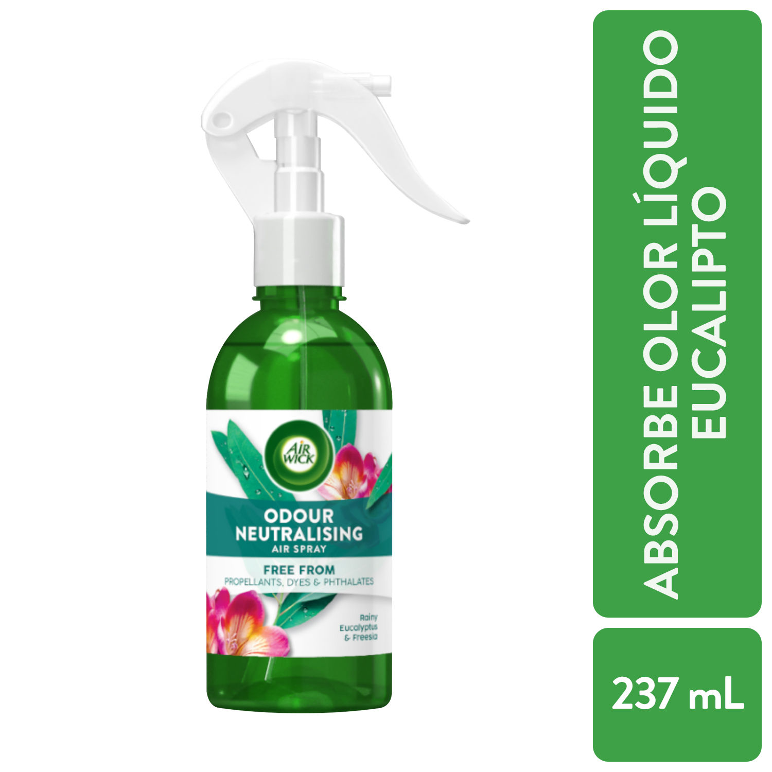 Absorbeolor Liquido Eucalipto Y Fresia Air Wick Envase 237 Ml