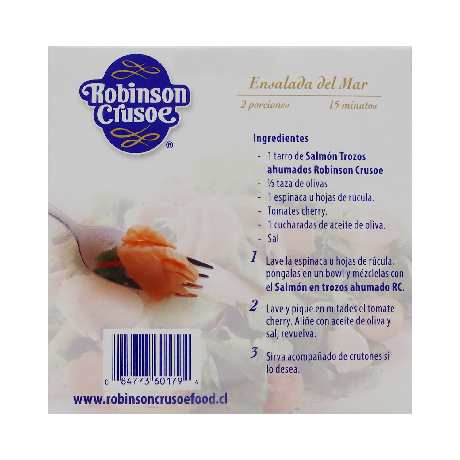 Salmon Ahumado Aceite Trozos Robinson Crusoe