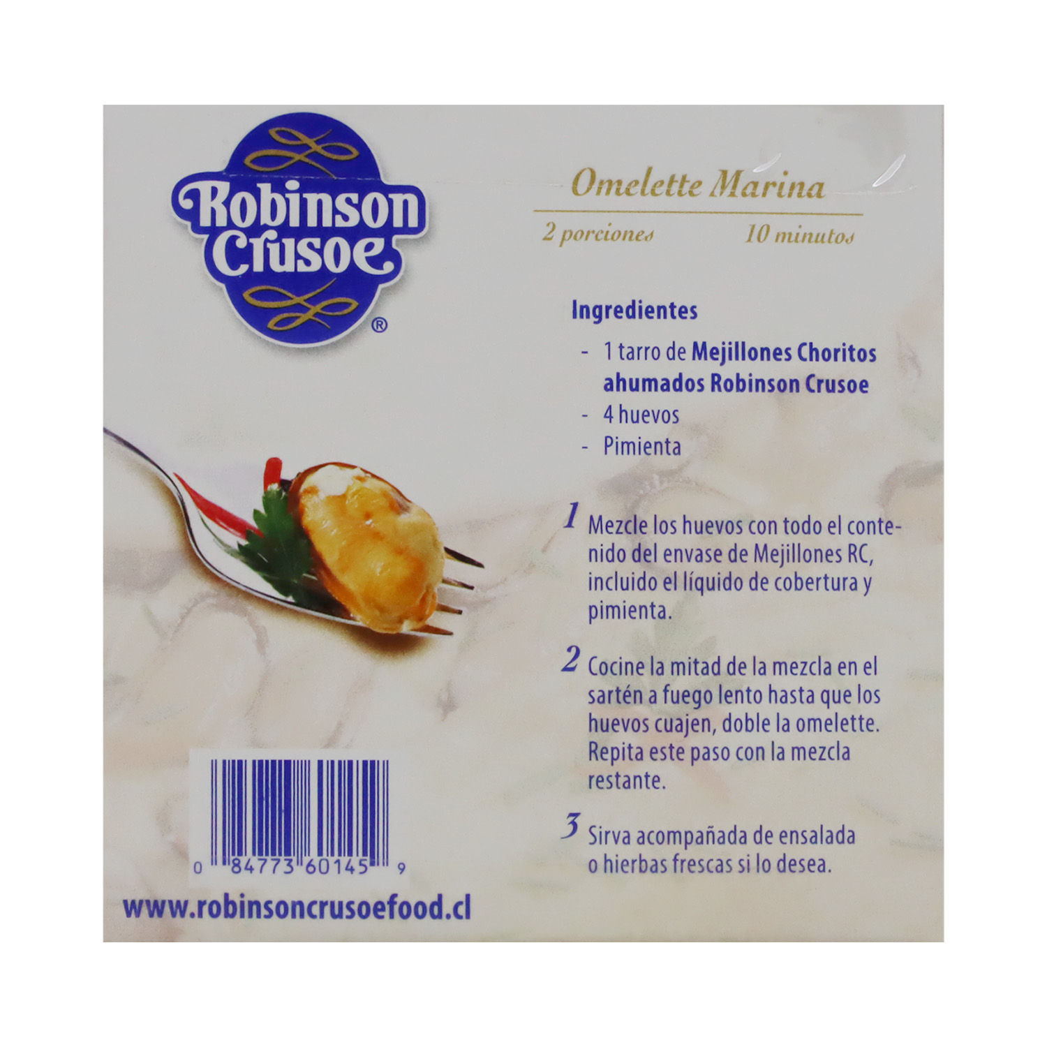 Mejillon Ahumado Aceite Robinson Crusoe Caja 190g