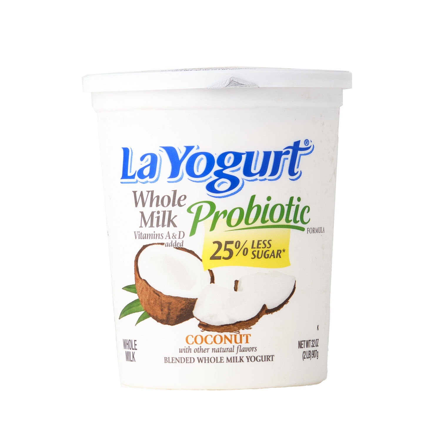 Yogurt Saborizado Coco La Yogurt Envase 900g