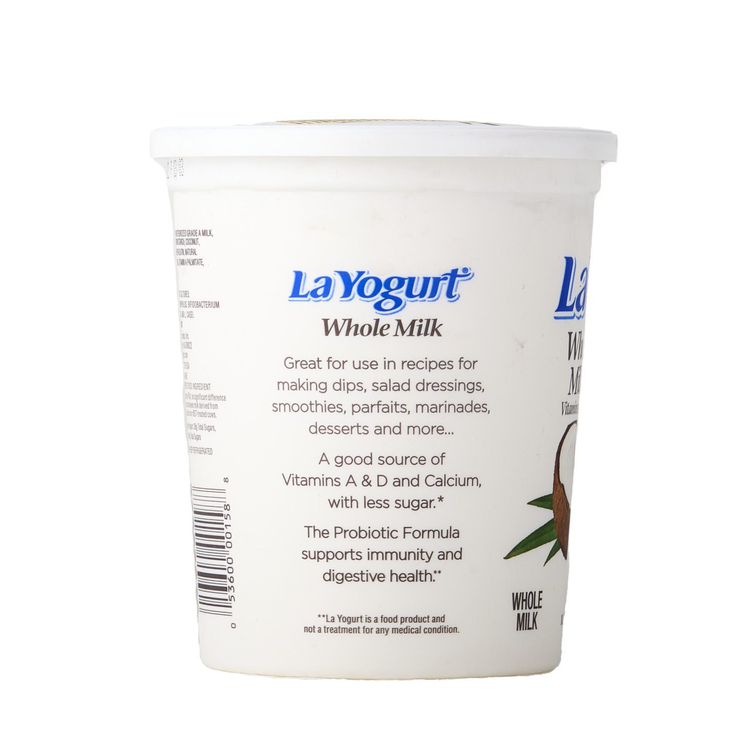 Yogurt Saborizado Coco La Yogurt Envase 900g