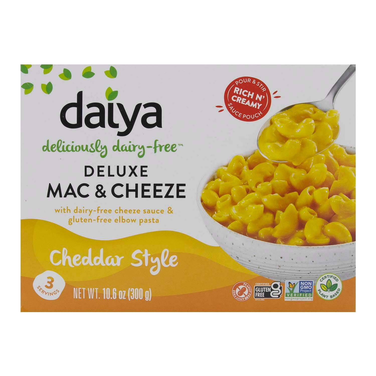 Pasta Alimenticia Codo Estilo Queso Cheddar Vegano Daiya Caja 300 G