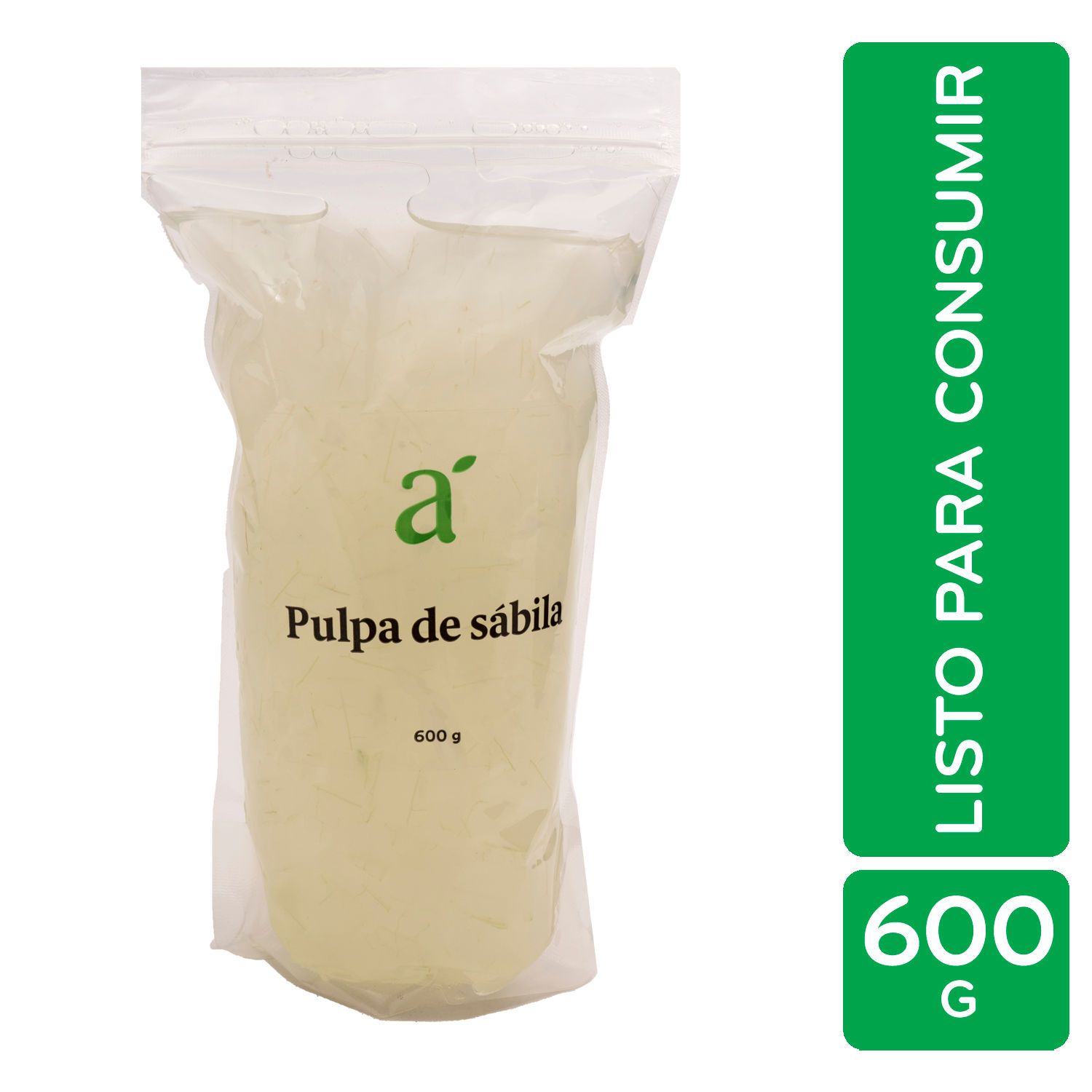 Pulpa De Sabila Auto Mercado Paquete 600 G