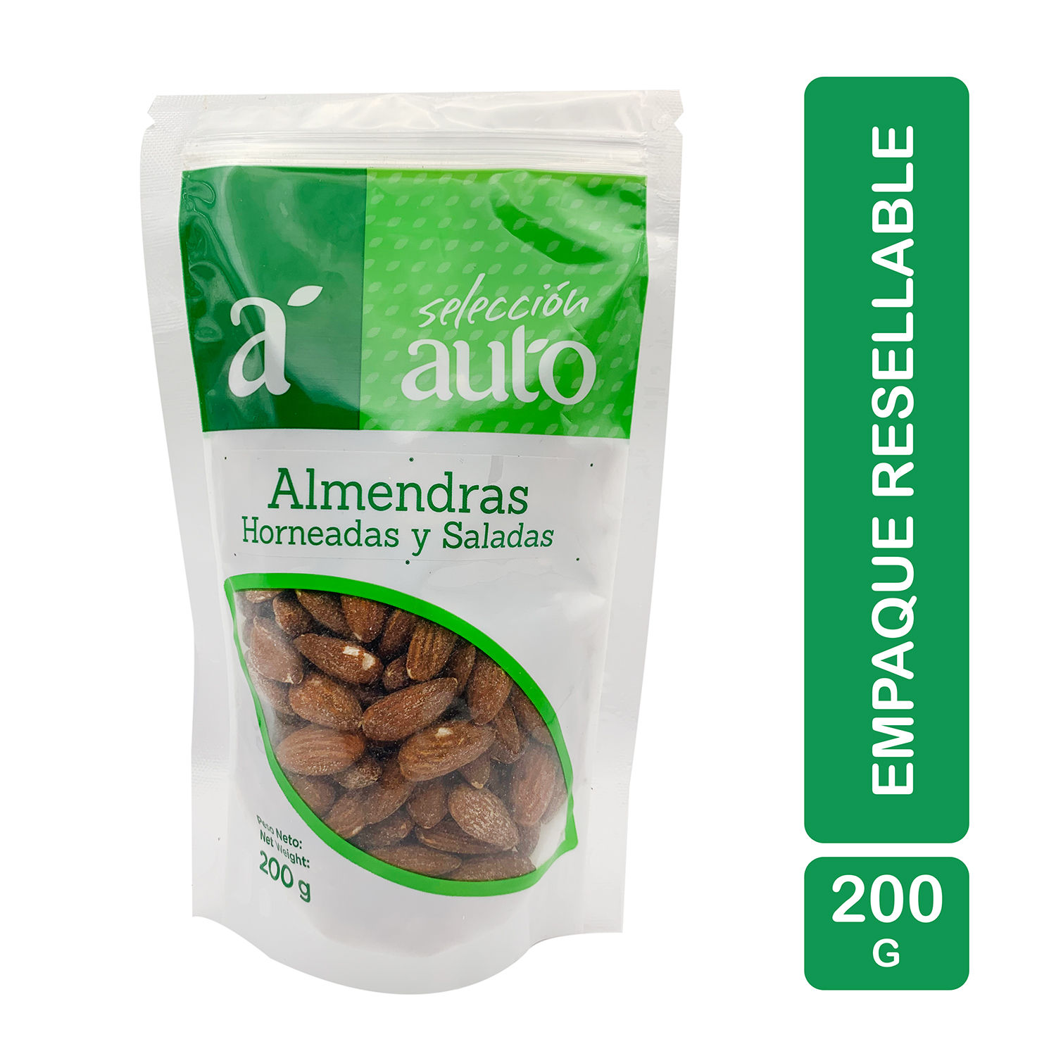 Almendra Horneada Con Sal Selección Auto Bolsa 200 G