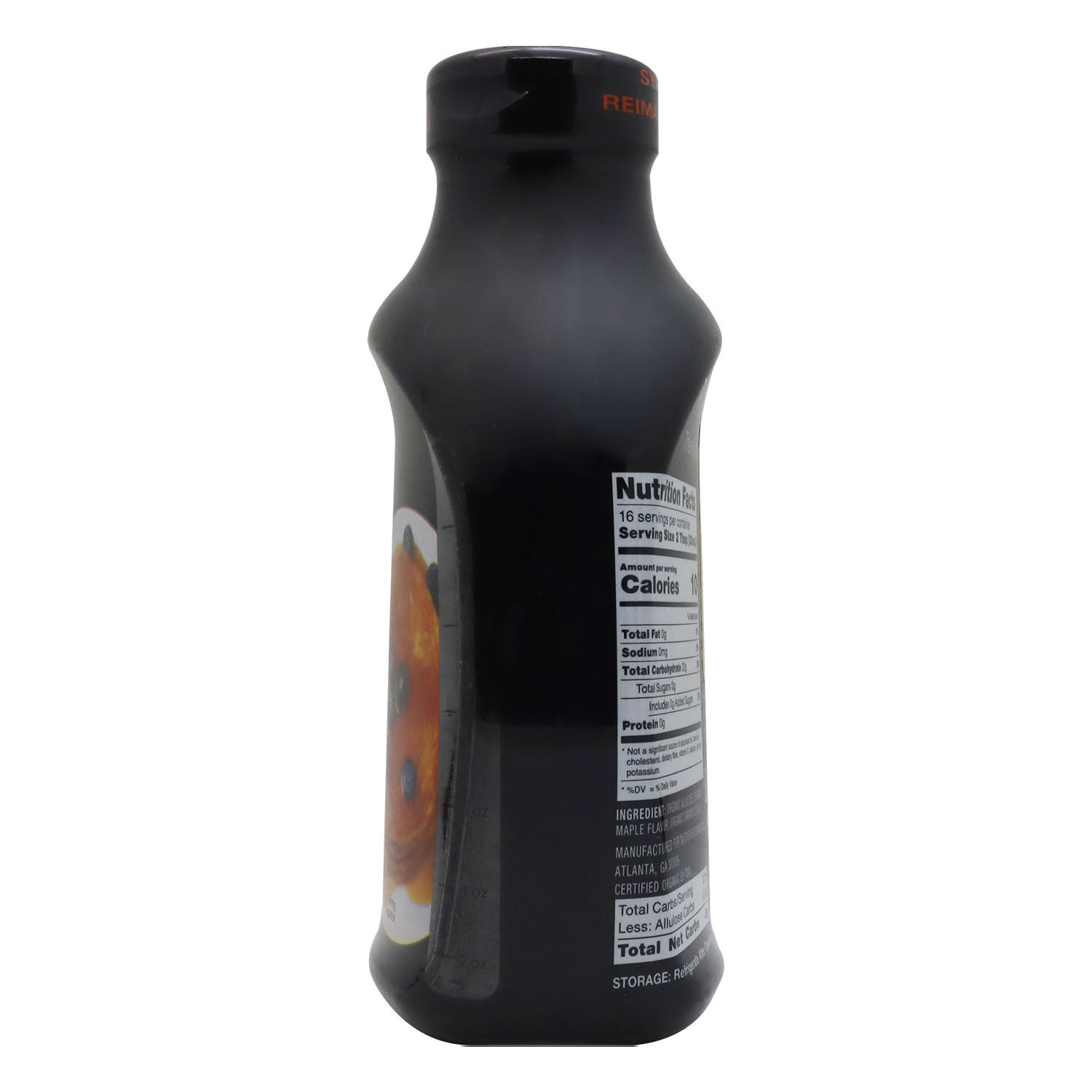 Sirope Pancake Maple Organico Endulzado Alulosa Rxsugar Envase 473 Ml