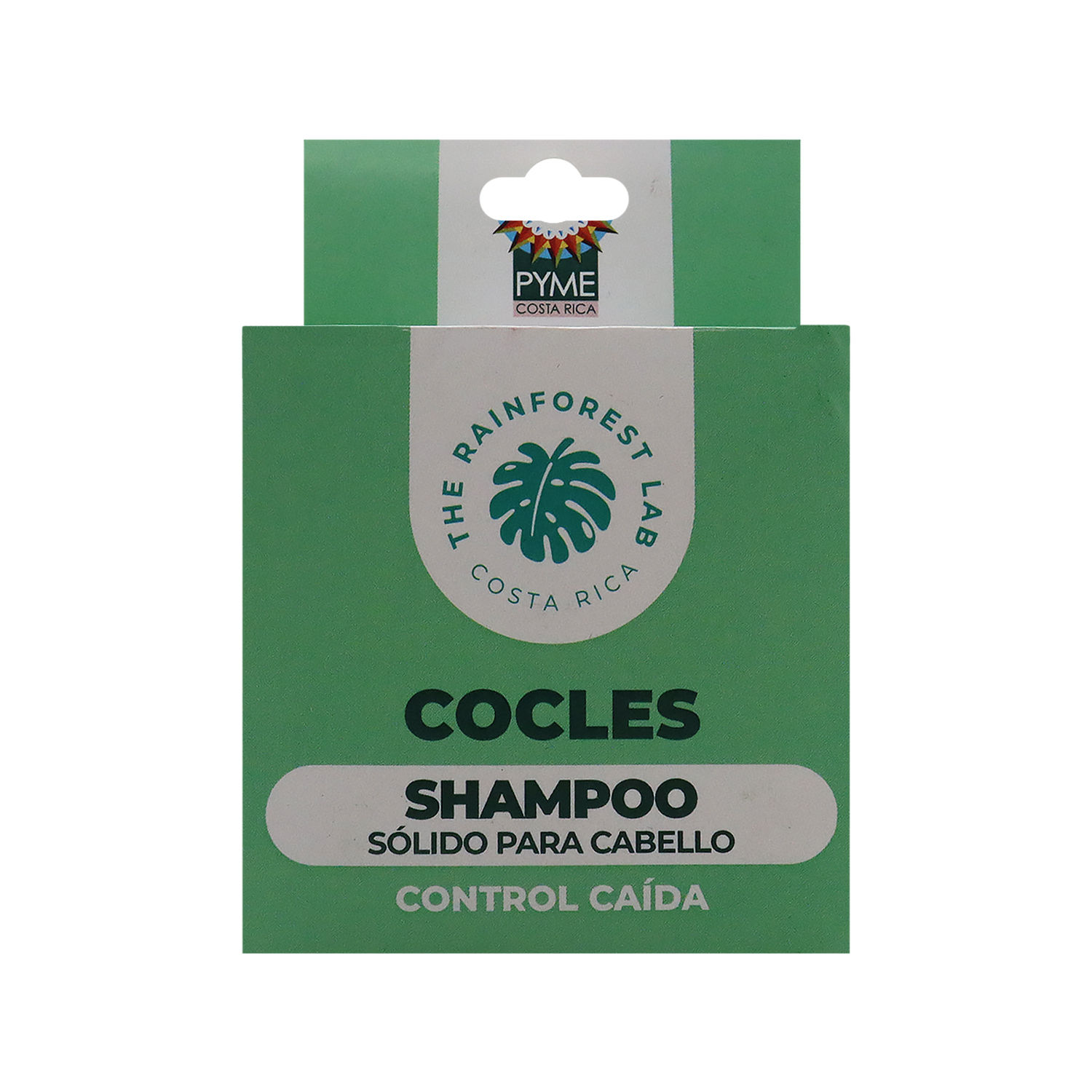 Shampoo Natural Cocles Control Caida The Rainforest Lab Caja 60 G